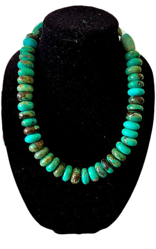Large Natural Turquoise Necklace - Image 2