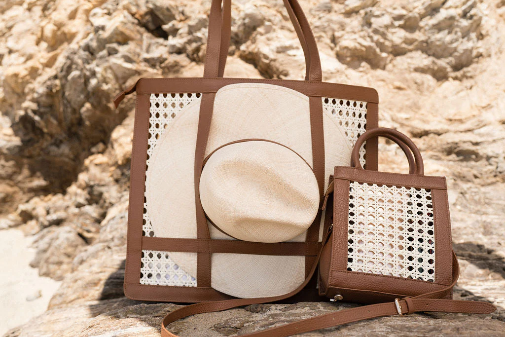 Large Rattan Tote Bag - Image 5