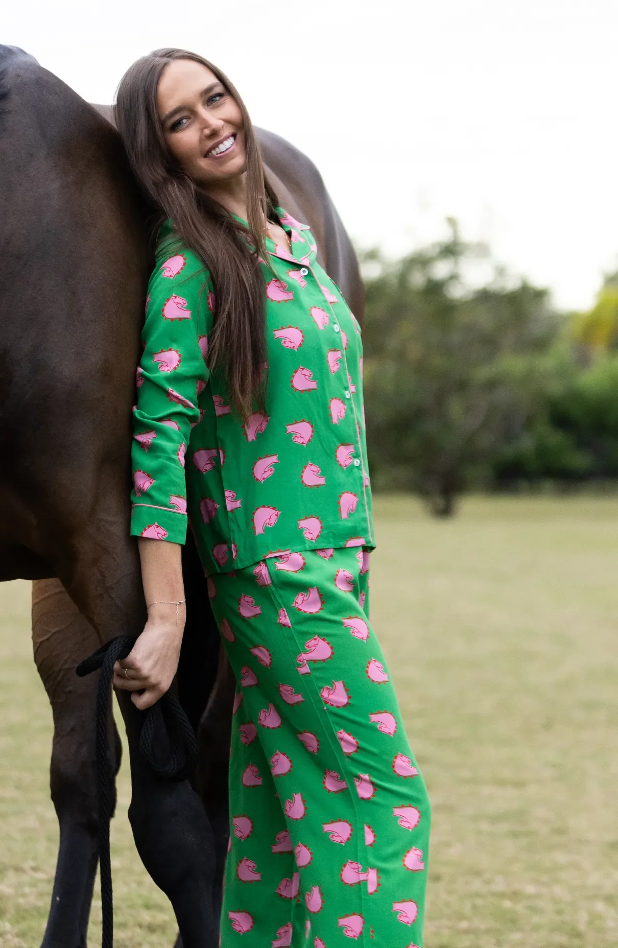 Layla Pajama Bottoms – Bamboo Equestrian Lounge Pants & Shorts - Image 12