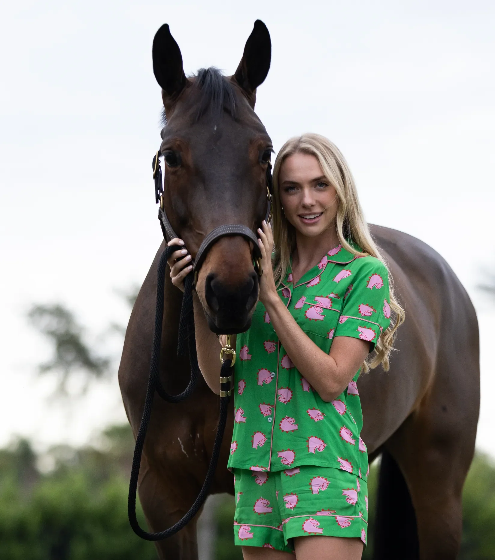 Layla Pajama Bottoms – Bamboo Equestrian Lounge Pants & Shorts - Image 13