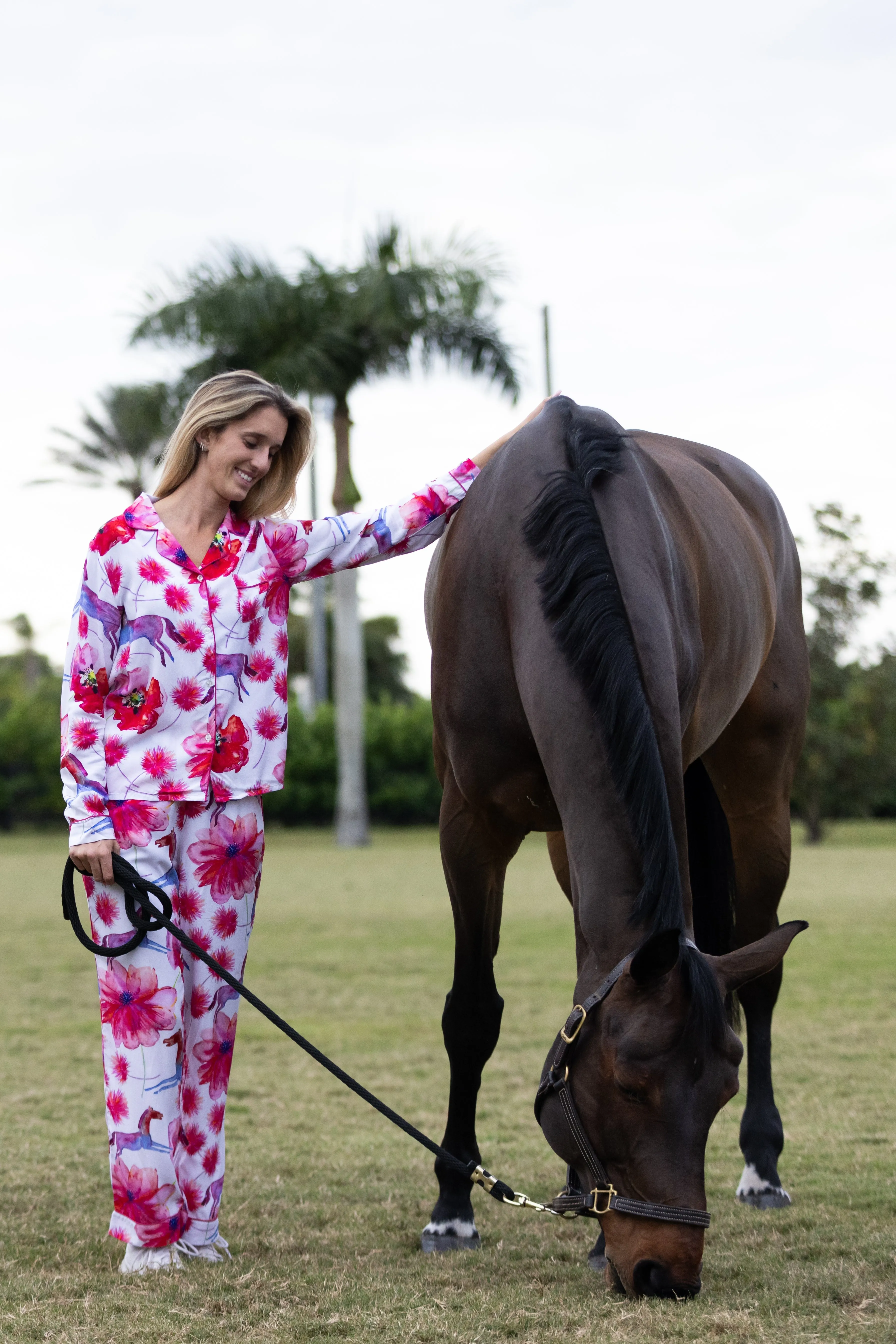 Layla Pajama Bottoms – Bamboo Equestrian Lounge Pants & Shorts - Image 3