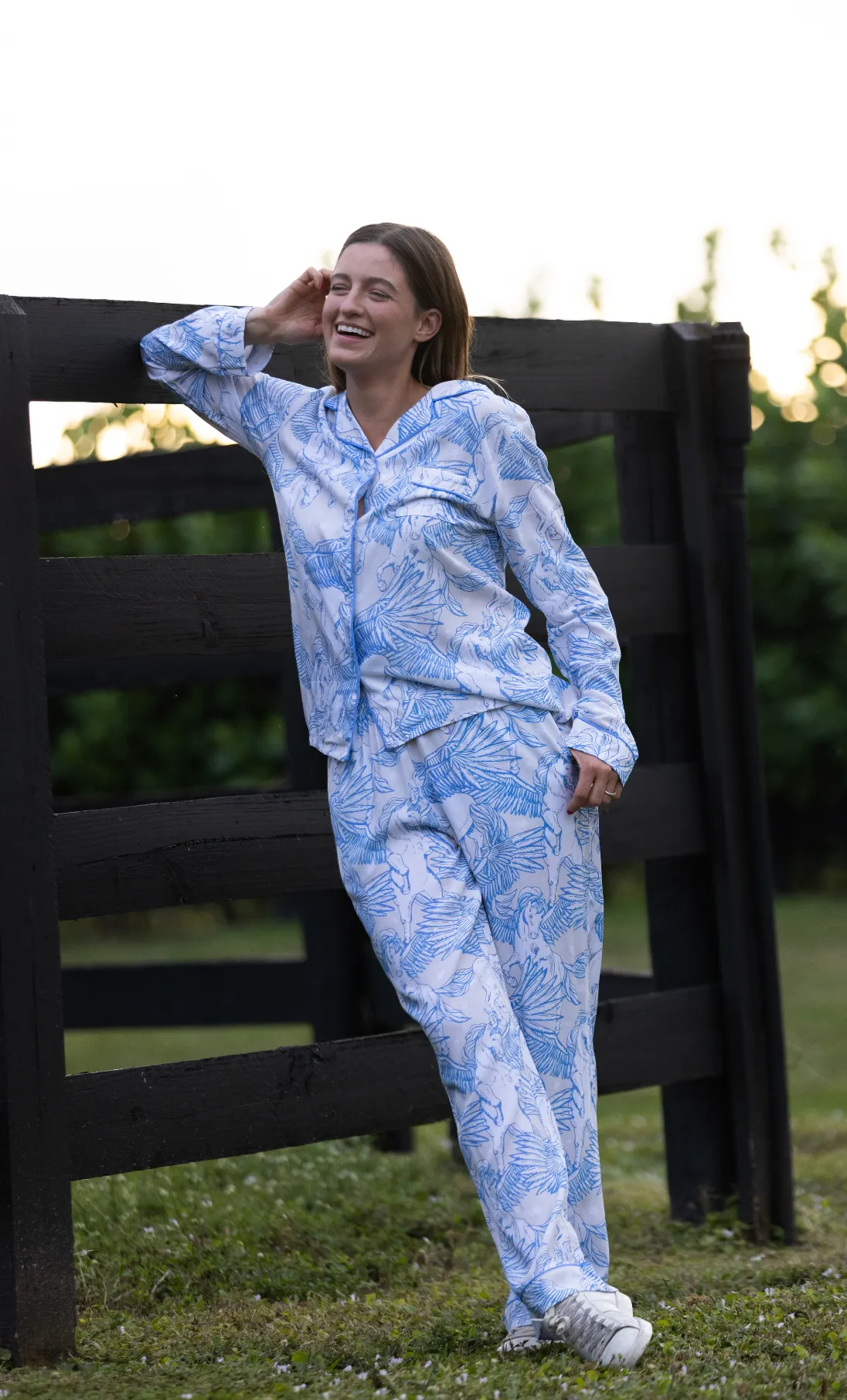 Layla Pajama Bottoms – Bamboo Equestrian Lounge Pants & Shorts - Image 6