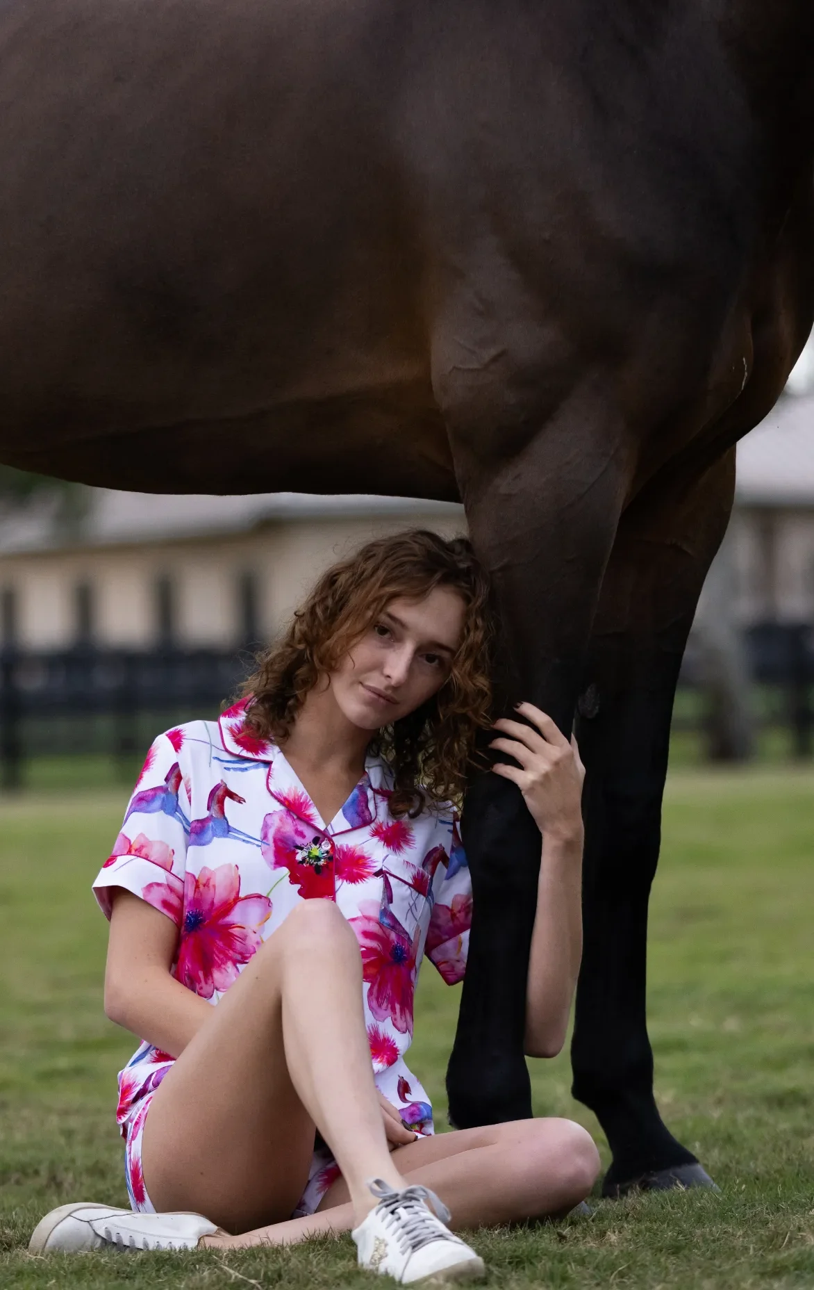 Layla Pajama Shirt – Equestrian Bamboo Loungewear - Image 12