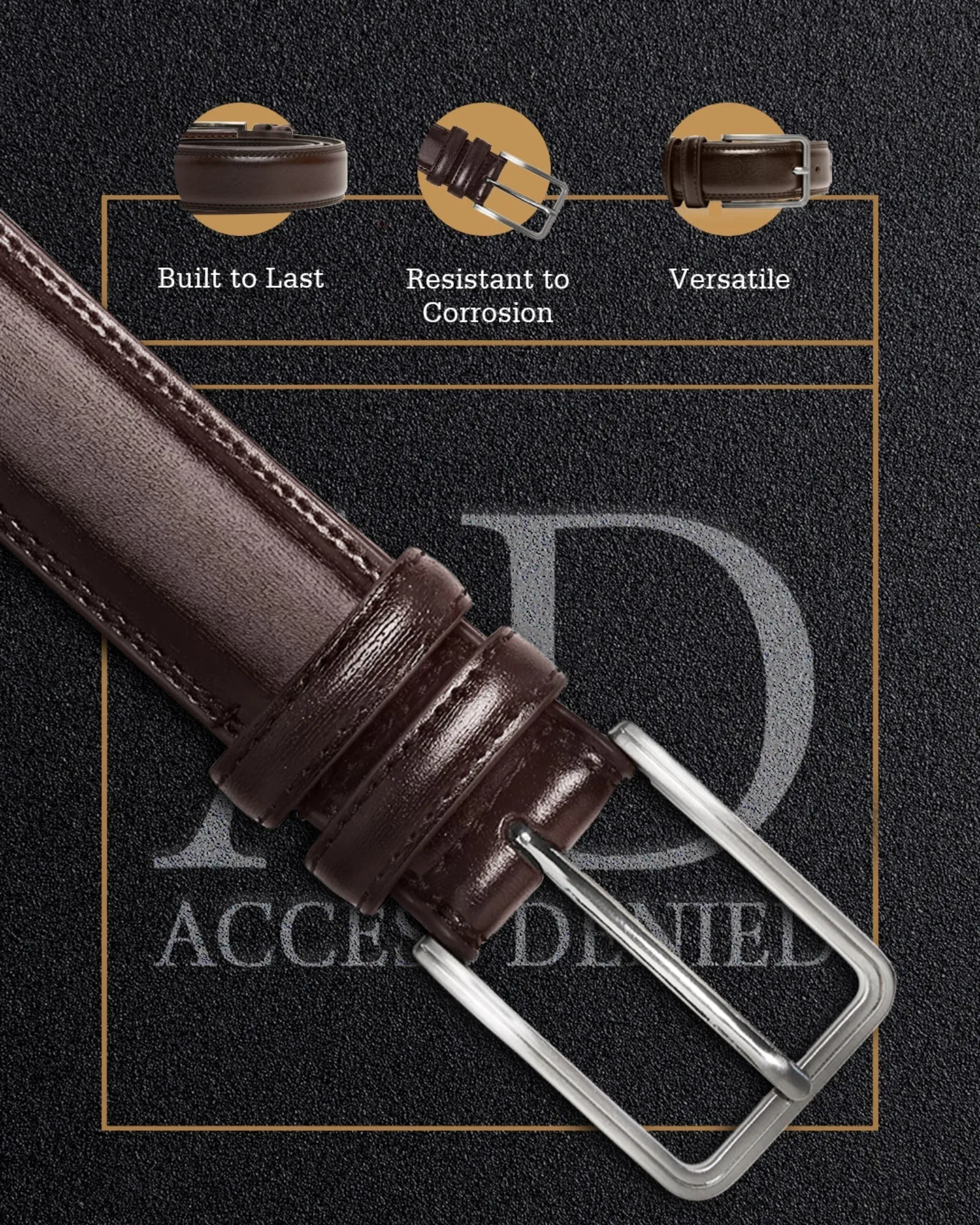 Genuine Leather Belt - Image 9