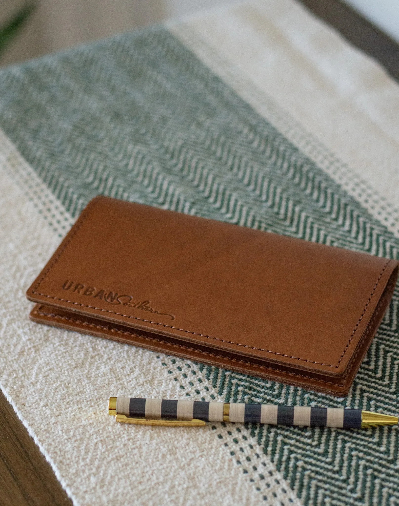 Leather Checkbook Cover - Image 7