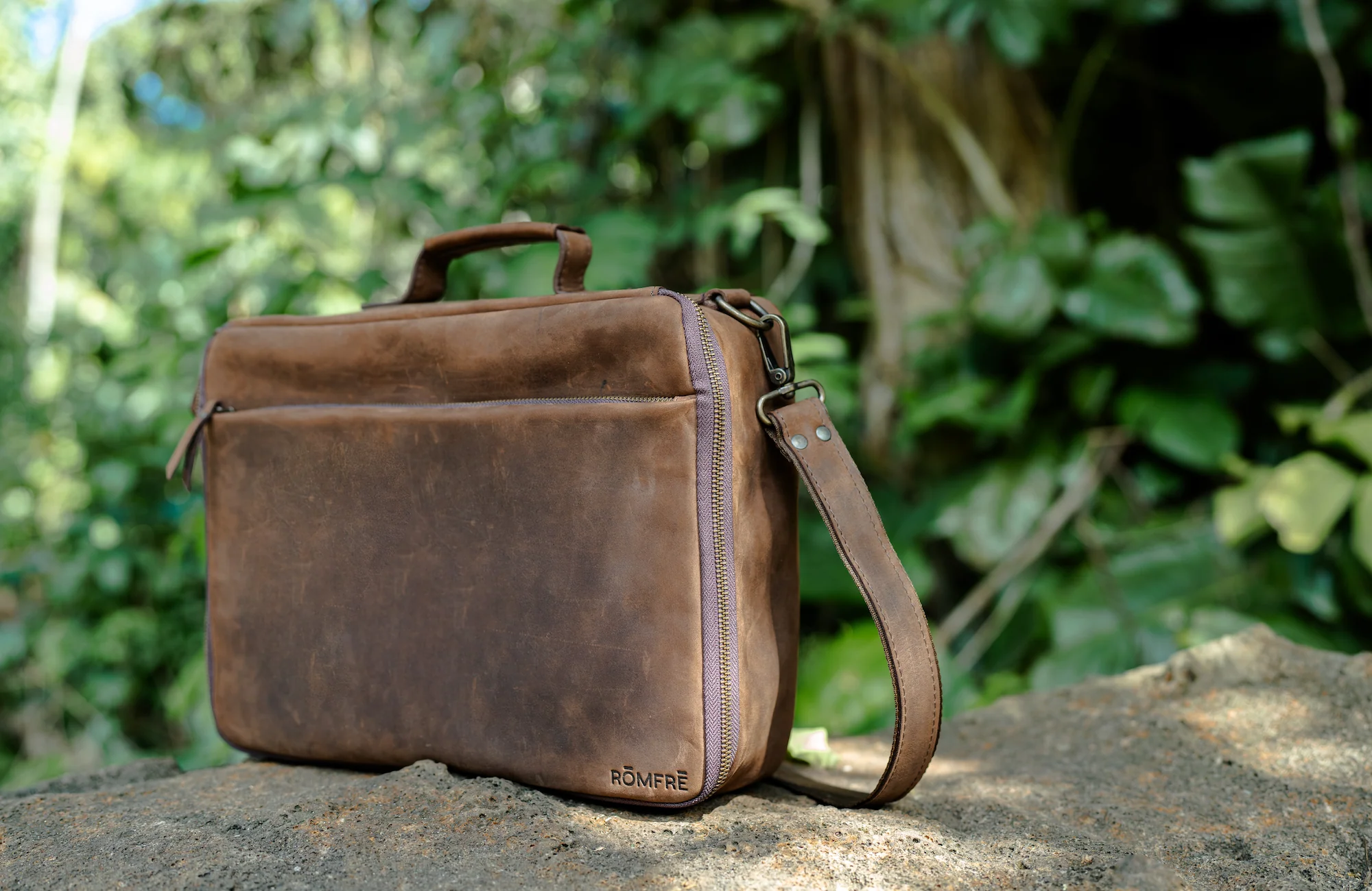 Leather CPAP Travel Briefcase - Image 17