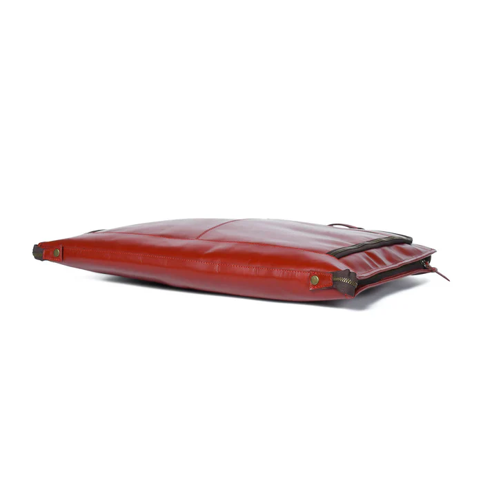 Leather Garment Bag - Dress Protection Bag - Image 4