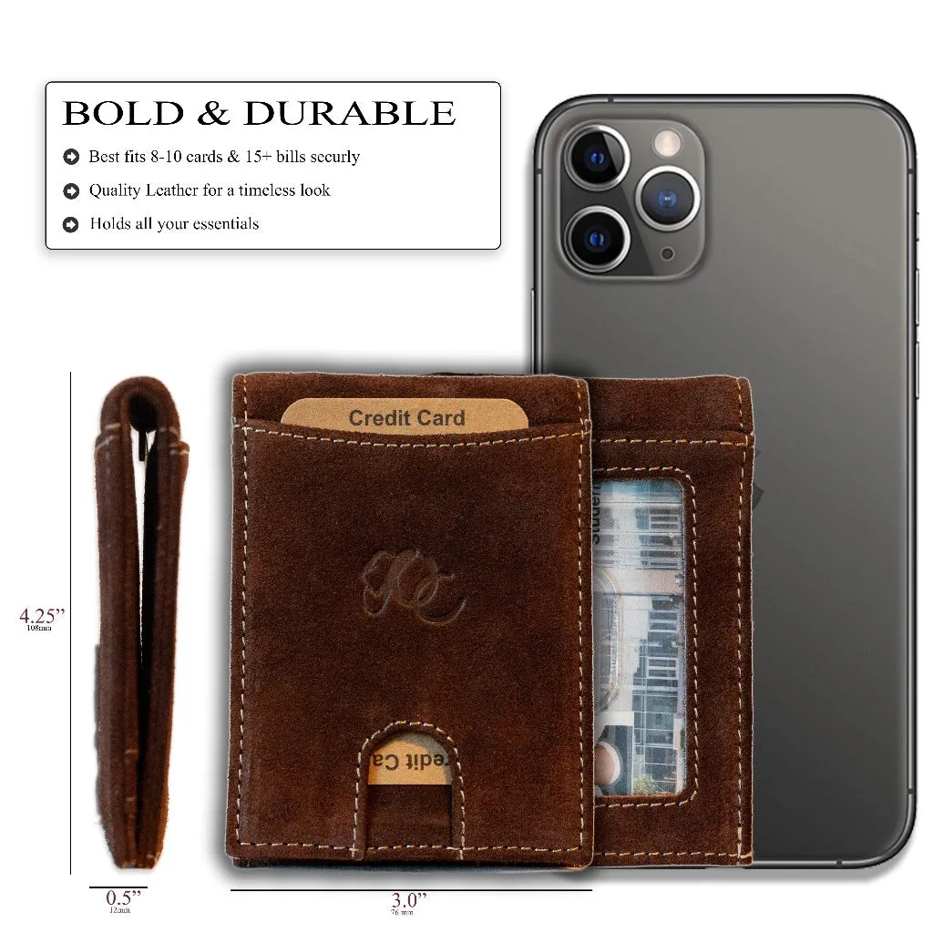 Leather Money Clip Bifold - Image 19