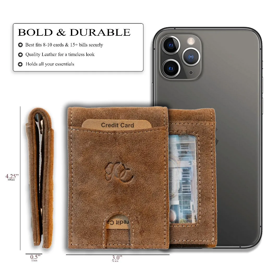 Leather Money Clip Bifold - Image 24