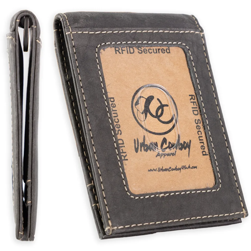 Leather Money Clip Bifold - Image 7