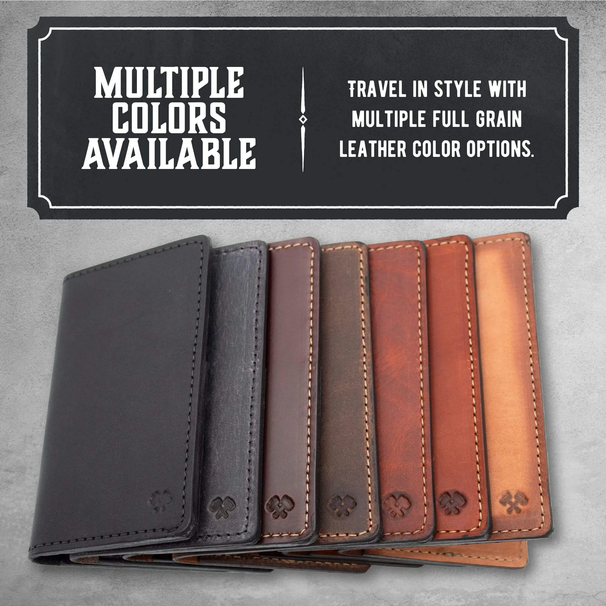 Leather Passport Holder / Field Notes Cover - Image 2