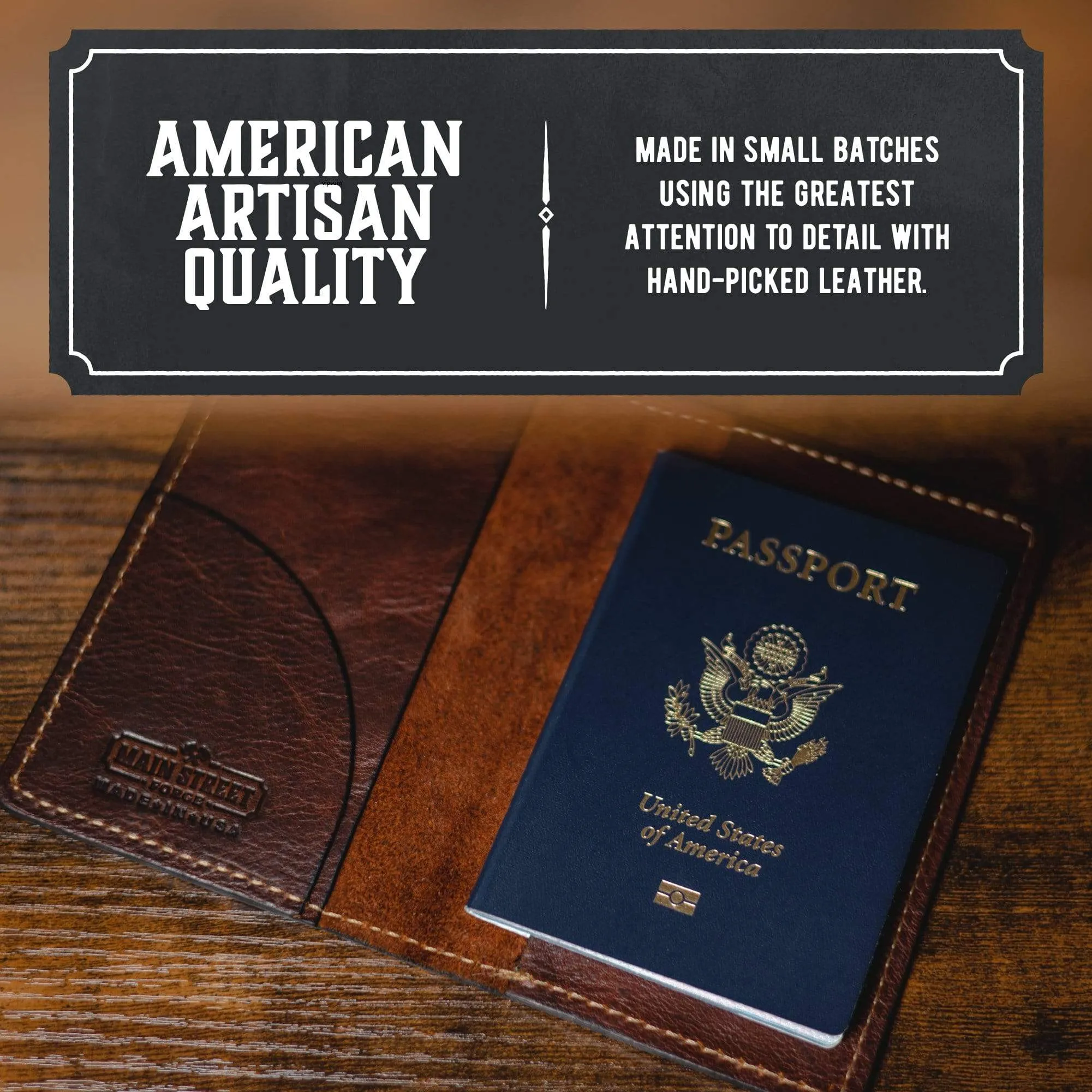 Leather Passport Holder / Field Notes Cover - Image 3