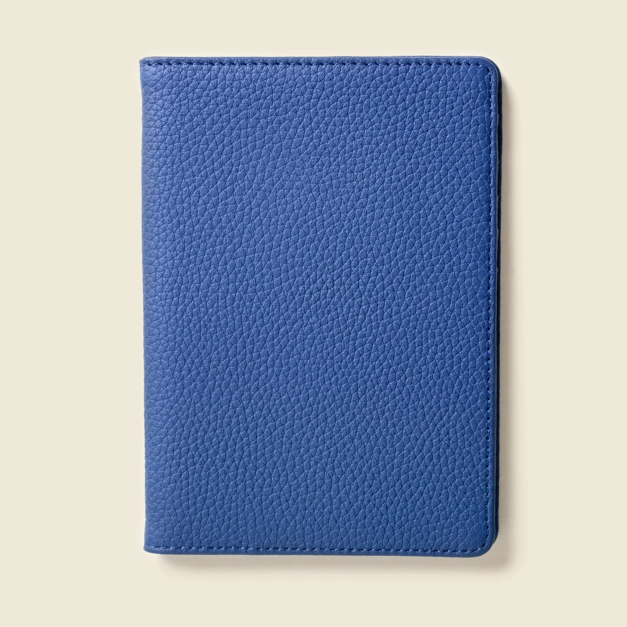 Leather Passport Wallet with RFID Shield - Cobalt - Image 2