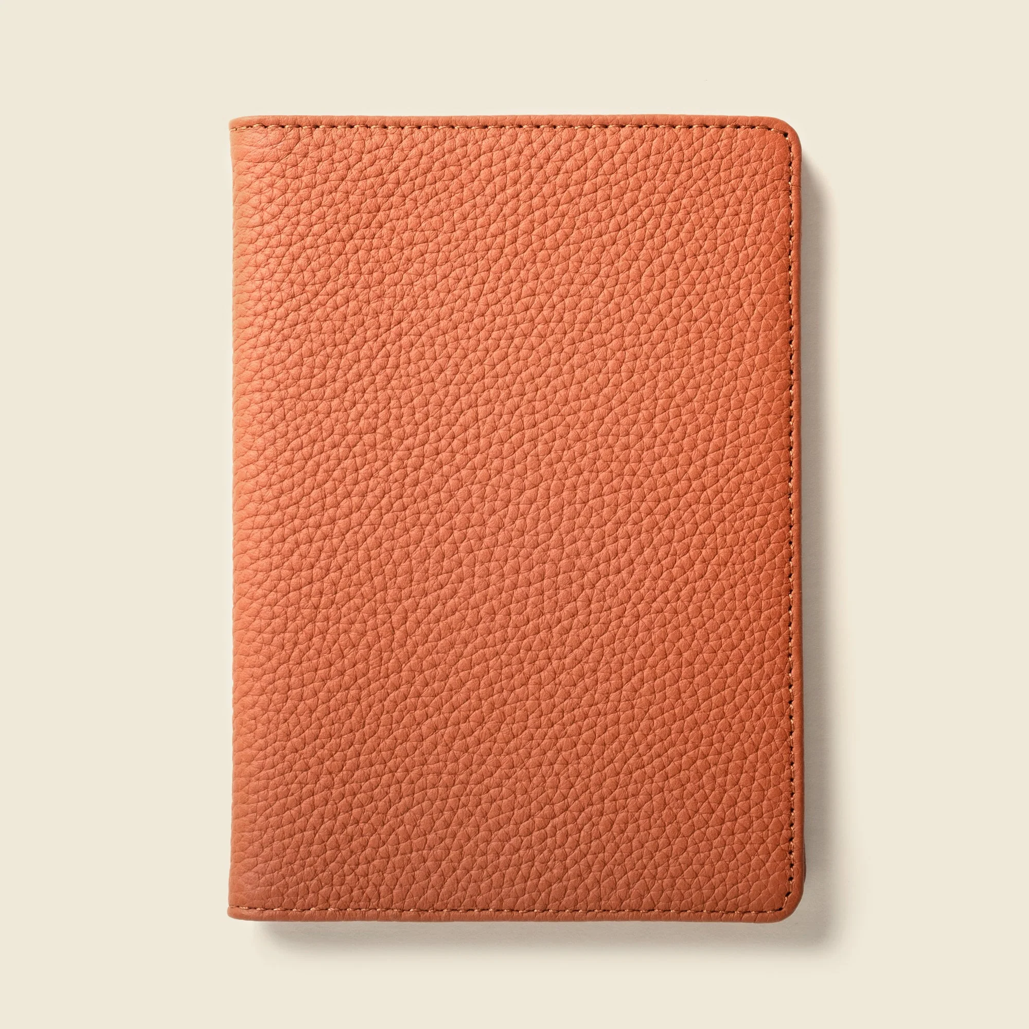 Leather Passport Wallet with RFID - Tan - Image 3