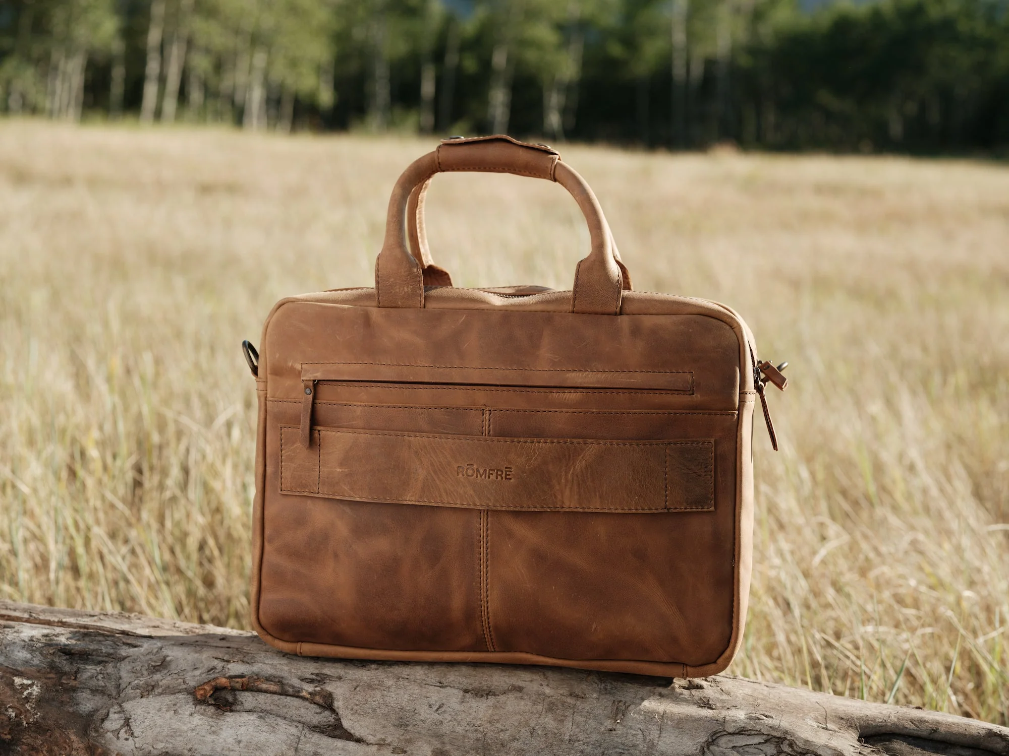 Leather Pilot Briefcase - Image 4