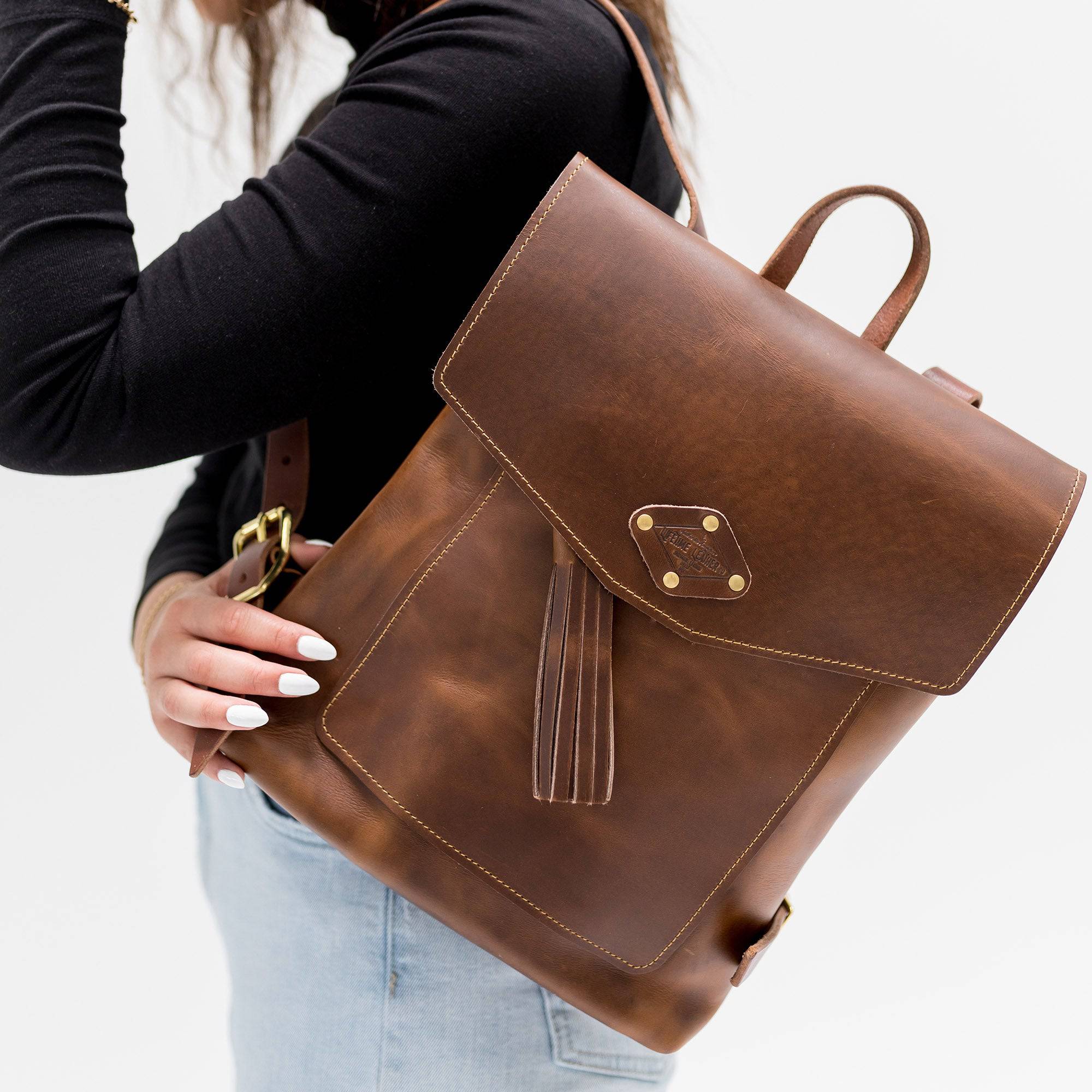 Premium Leather Rucksack for Everyday Use