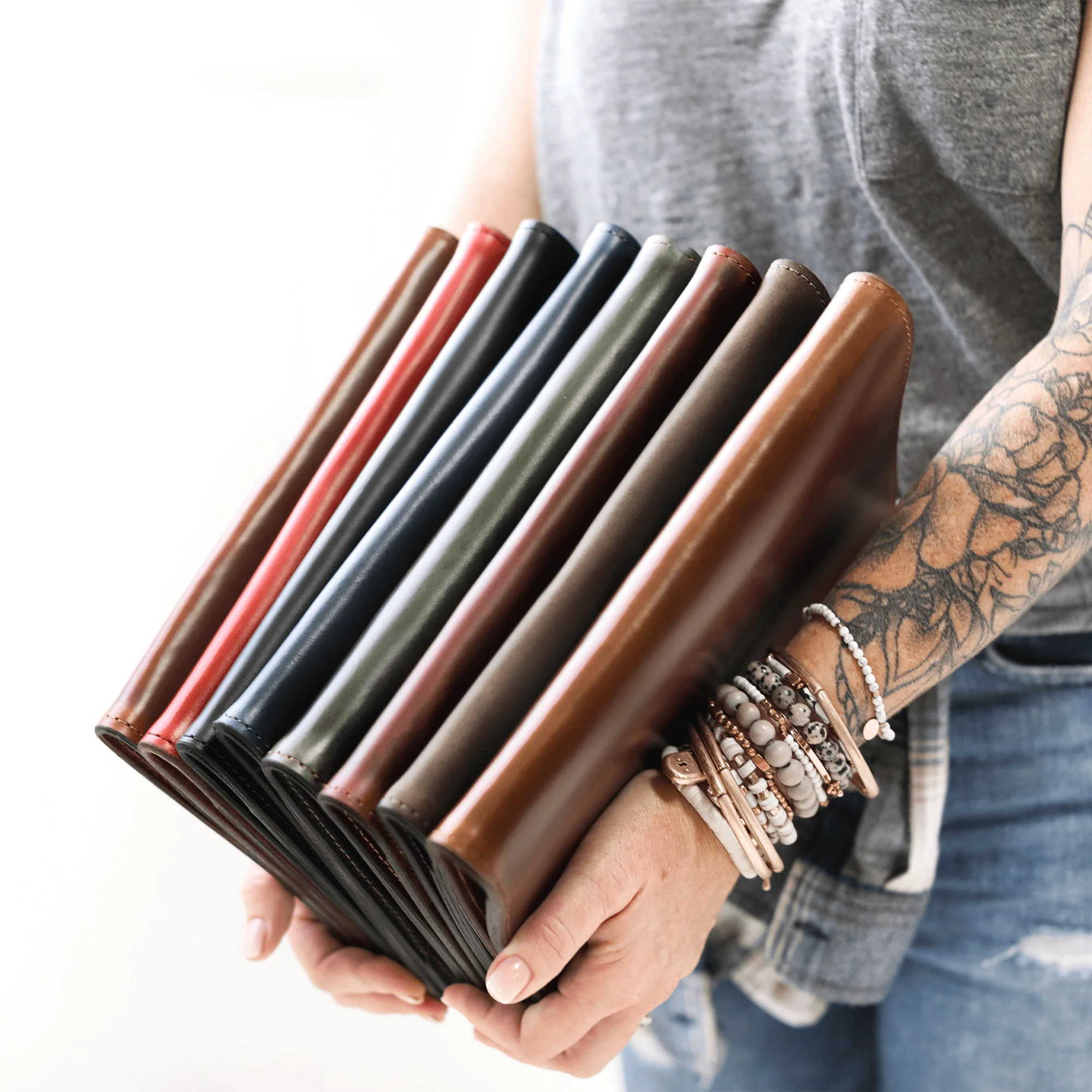 Stylish Leather Steno Pad with Cover - Image 7