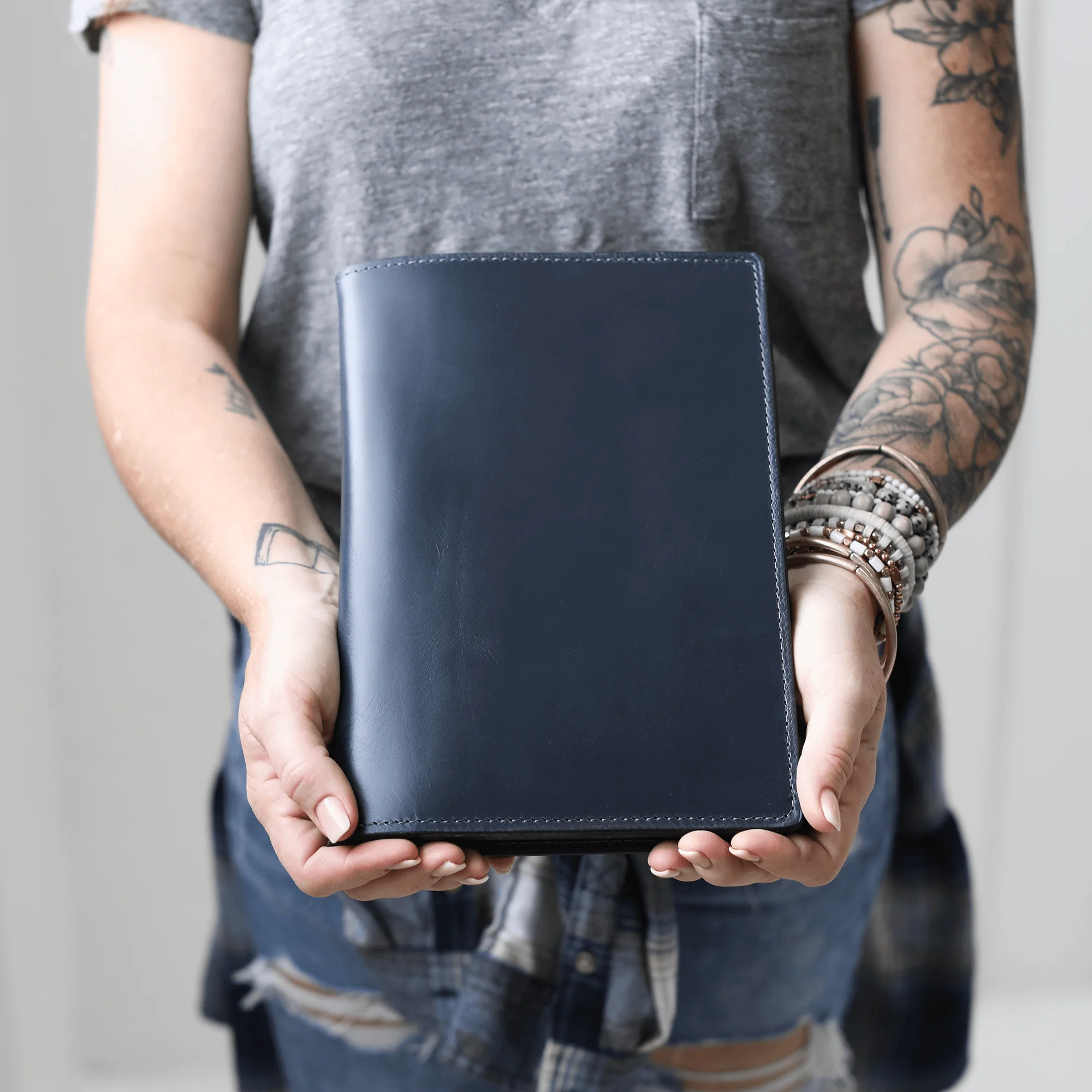 Stylish Leather Steno Pad with Cover - Image 8