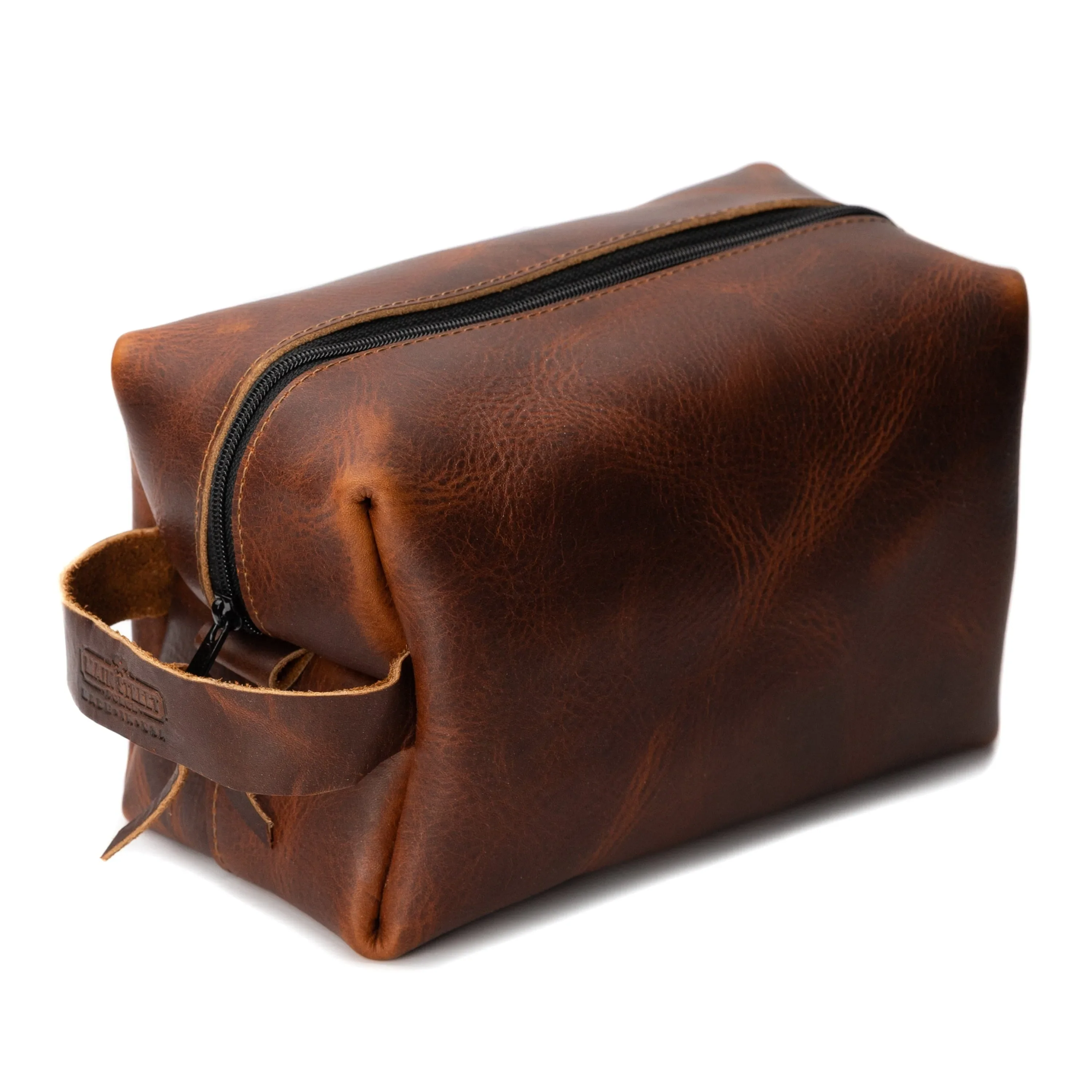 Leather Toiletry Bag for Men | Dopp Kit / Travel Pack - Image 10