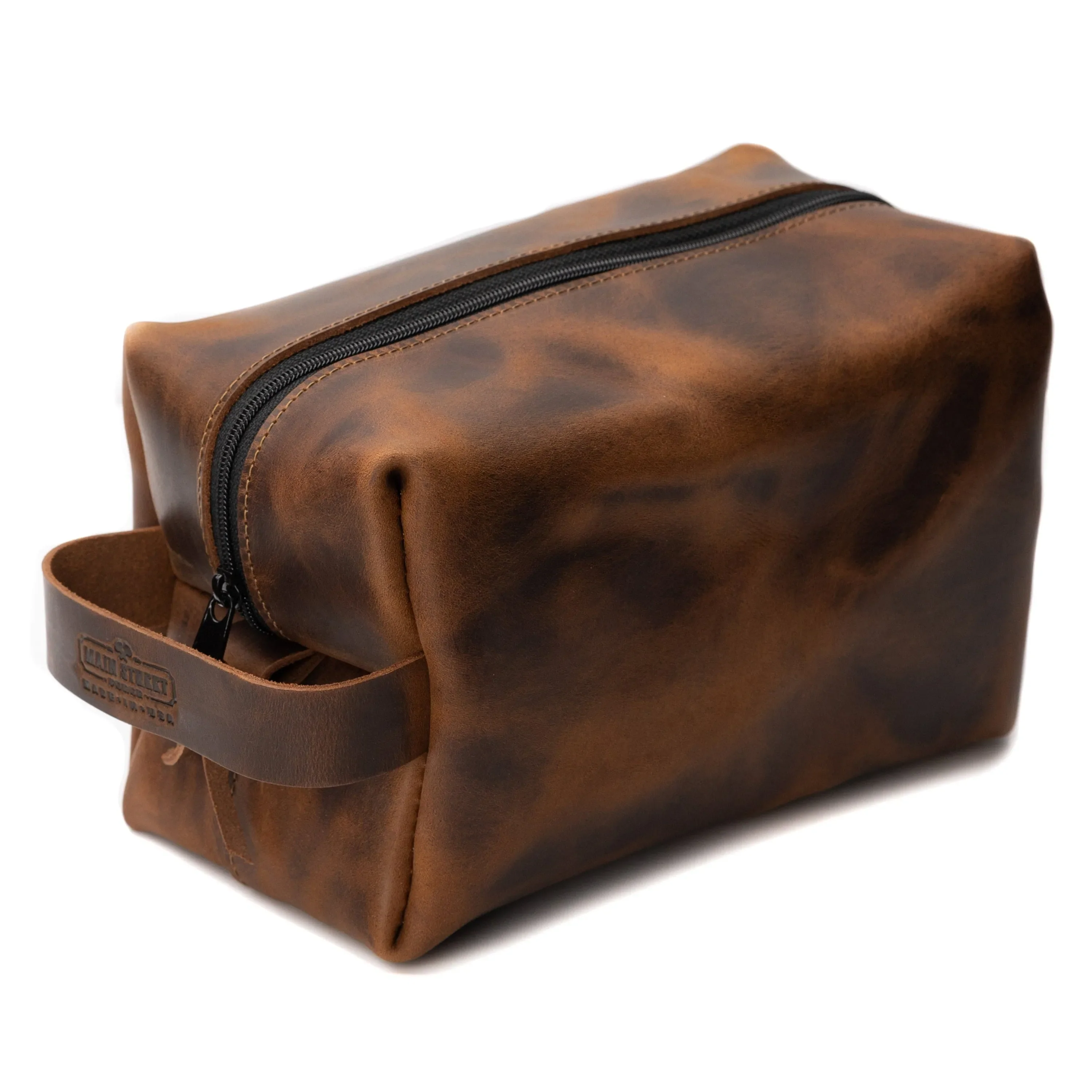 Leather Toiletry Bag for Men | Dopp Kit / Travel Pack - Image 3