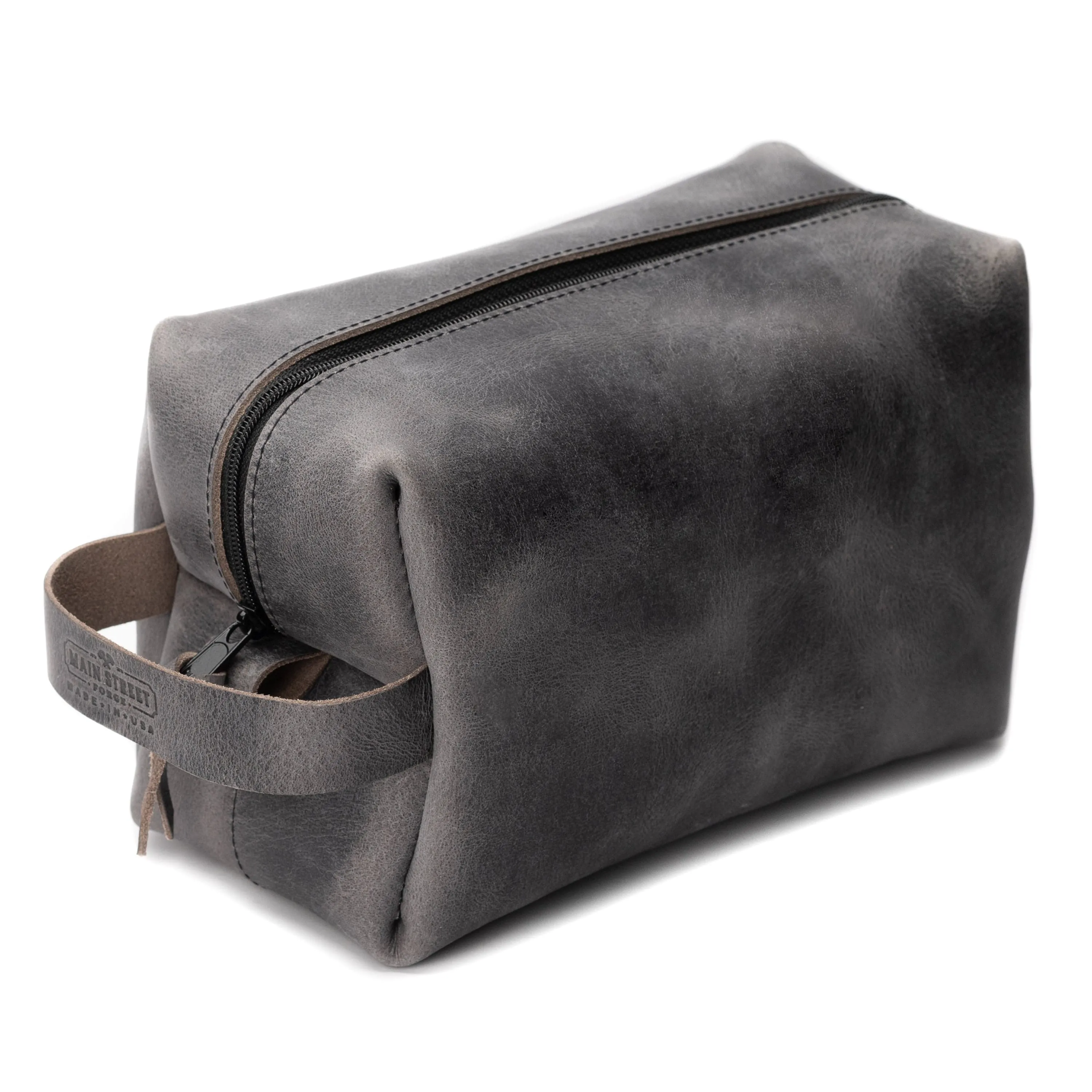 Leather Toiletry Bag for Men | Dopp Kit / Travel Pack - Image 8