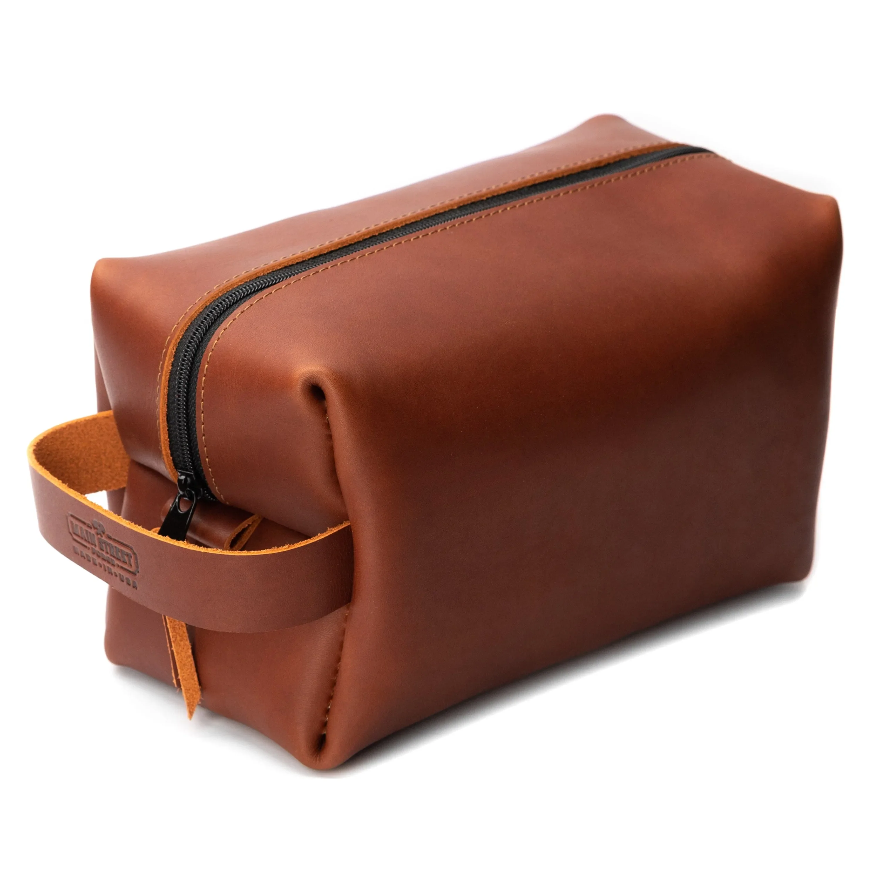 Leather Toiletry Bag for Men | Dopp Kit / Travel Pack - Image 9