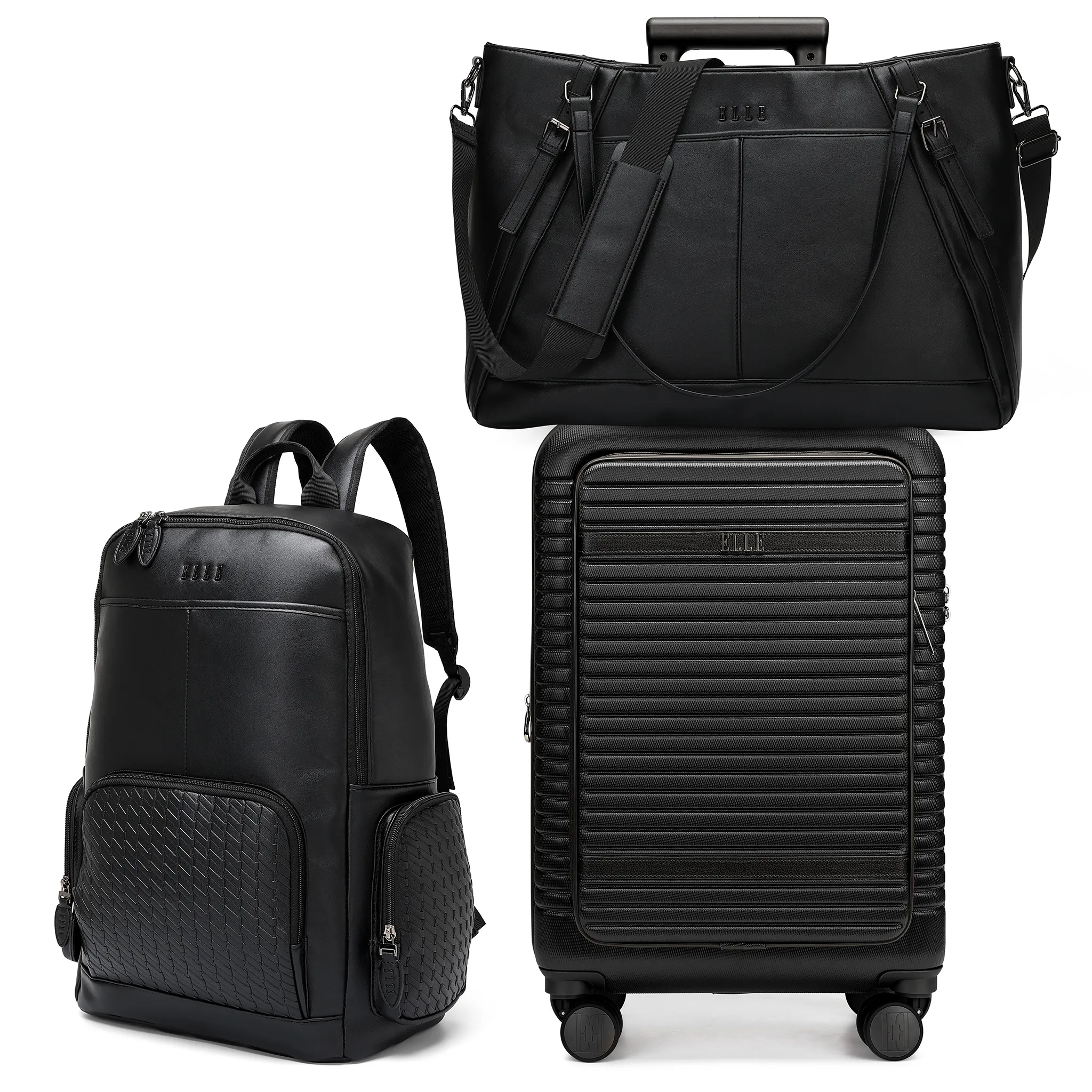 Leisure Escape Expandable 3 Piece Luggage Set - Image 20