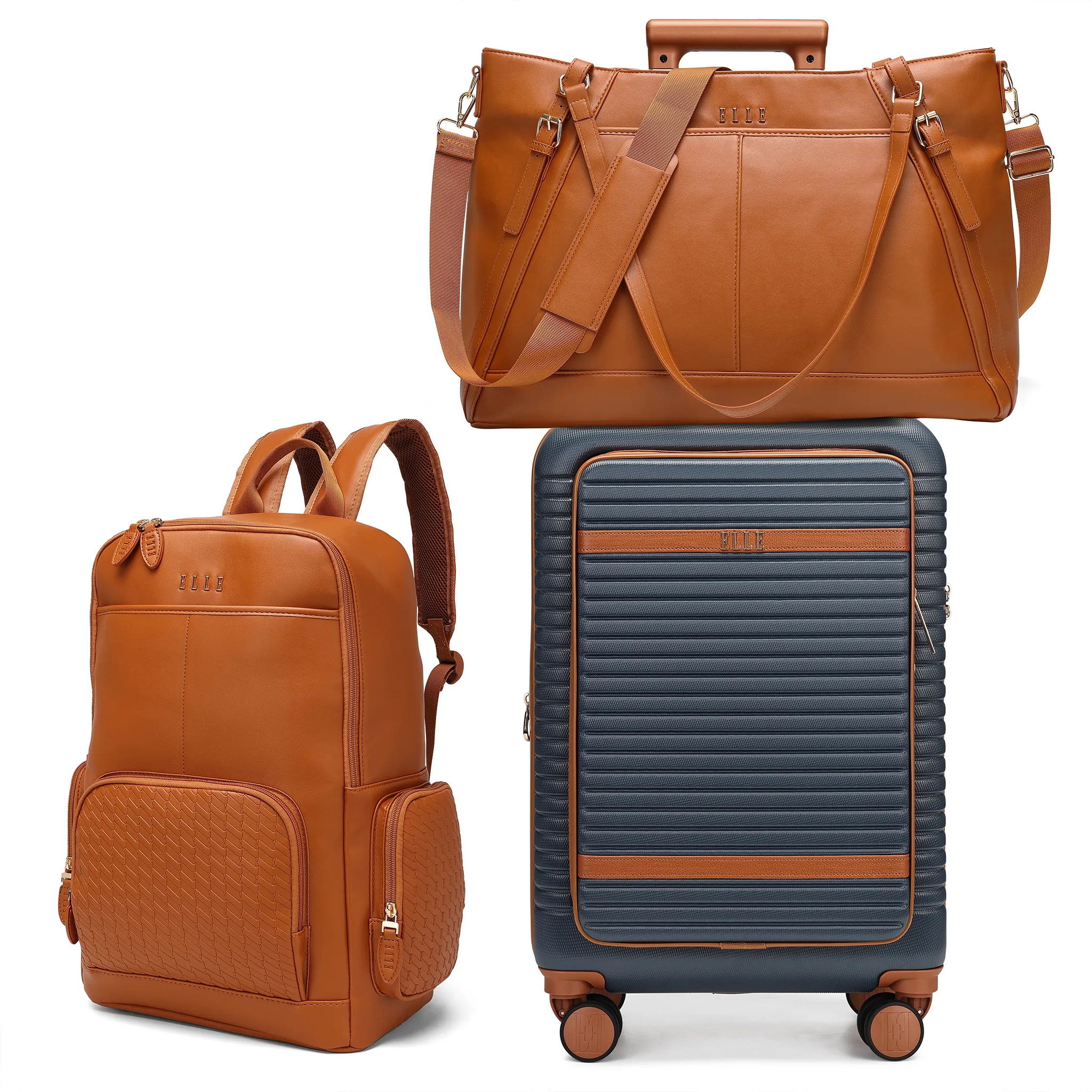 Leisure Escape Expandable 3 Piece Luggage Set - Image 21