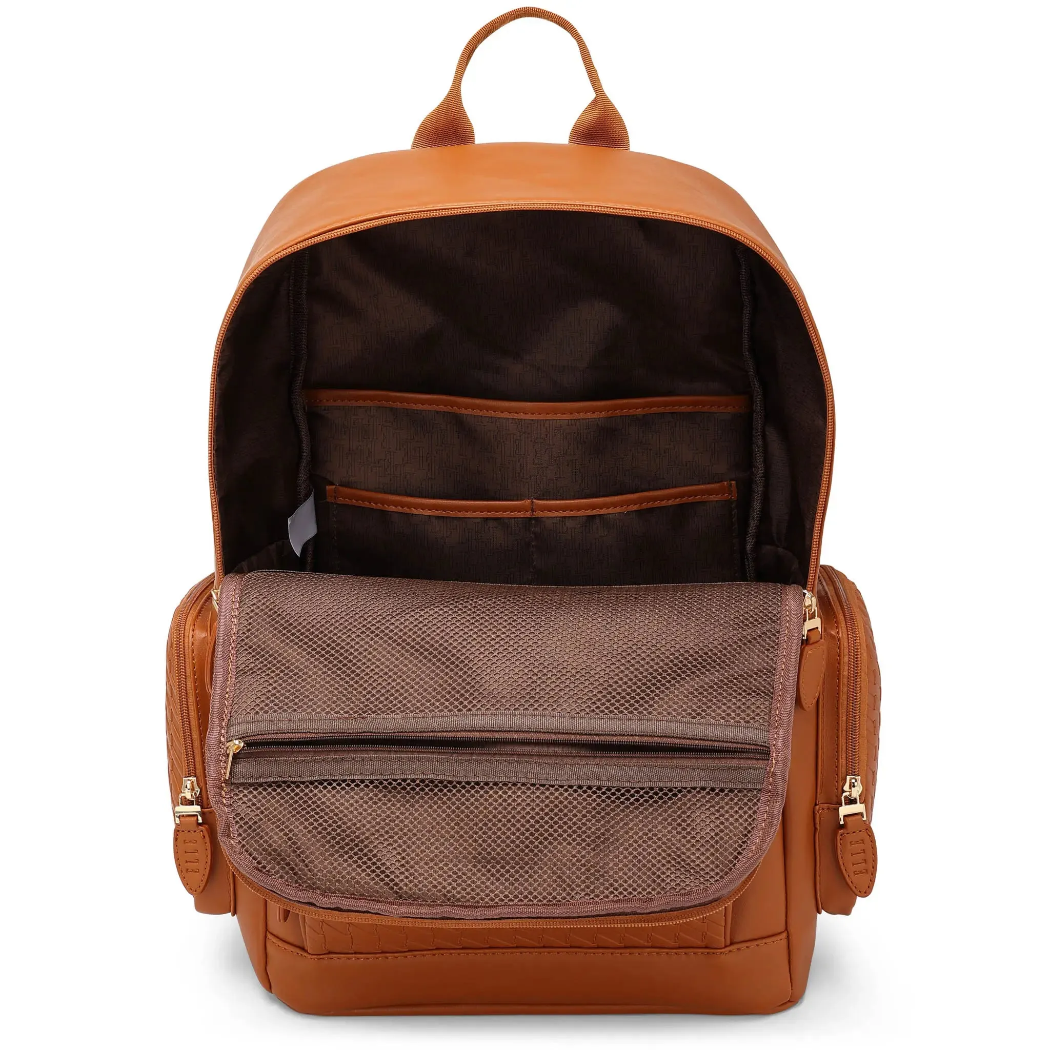 Leisure Luxe 27L Vegan Leather Backpack - Image 11