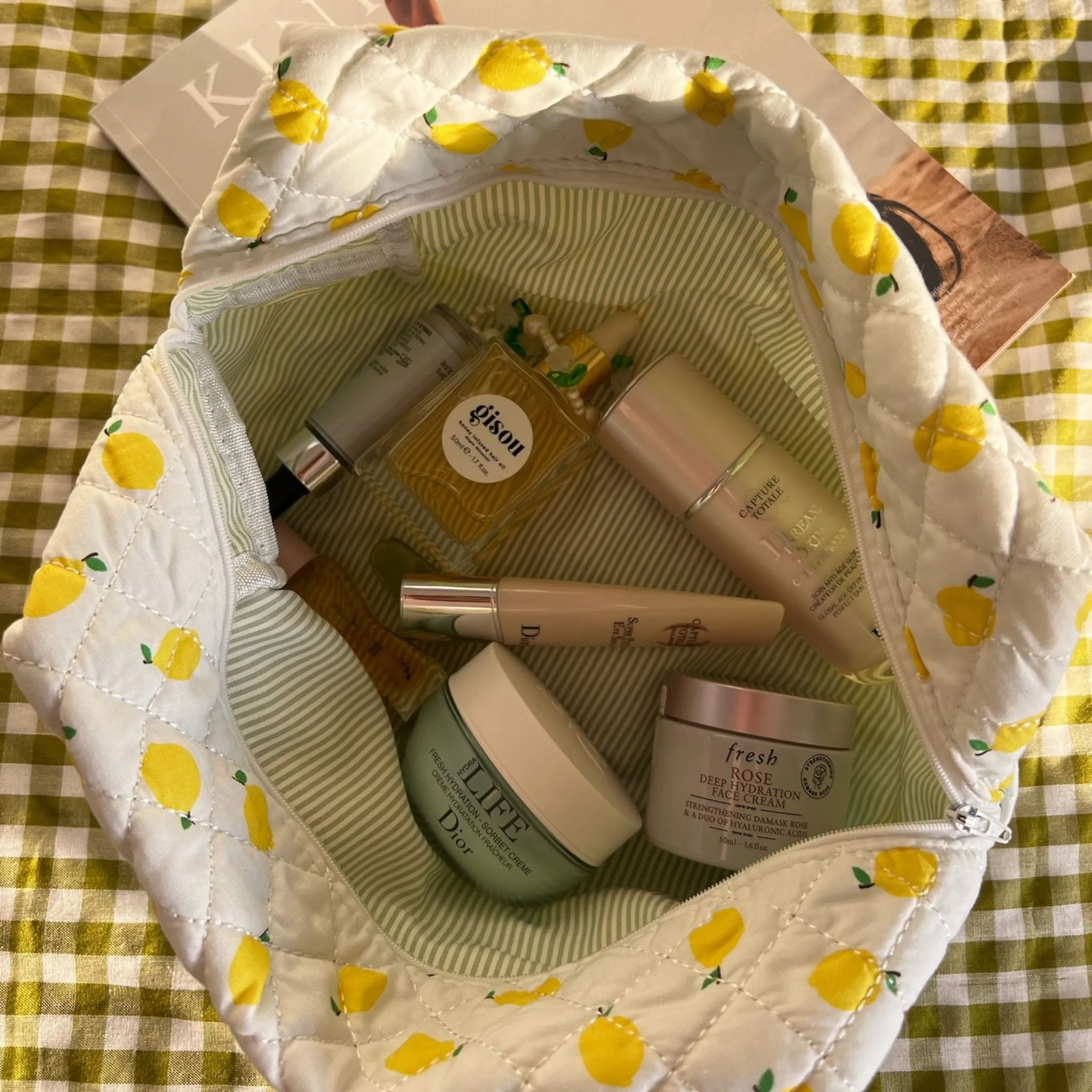 Lemonade Large Makeup Bag - Image 4