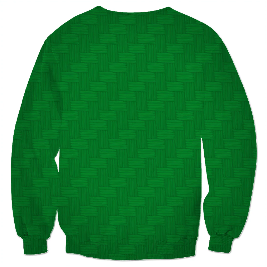 Let's Get Baked Gingerbread Man Christmas Sweatshirt - Image 2
