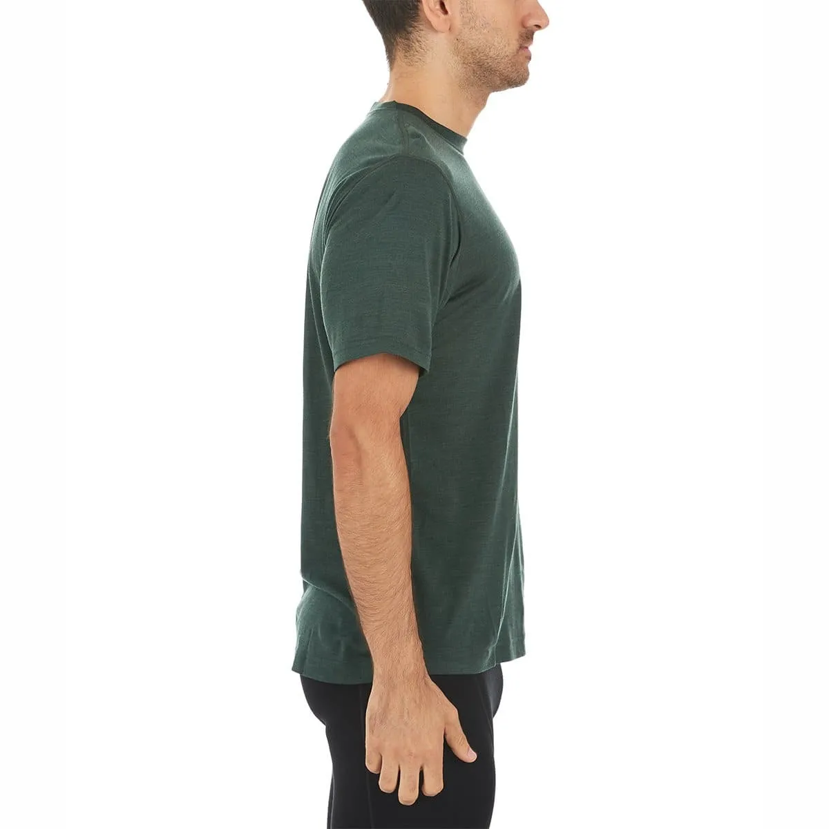 Algonquin Men's T-Shirt Crew 100% Merino Wool - Image 10