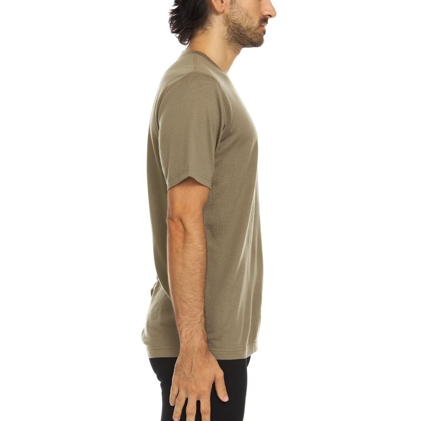 Algonquin Men's T-Shirt Crew 100% Merino Wool - Image 7