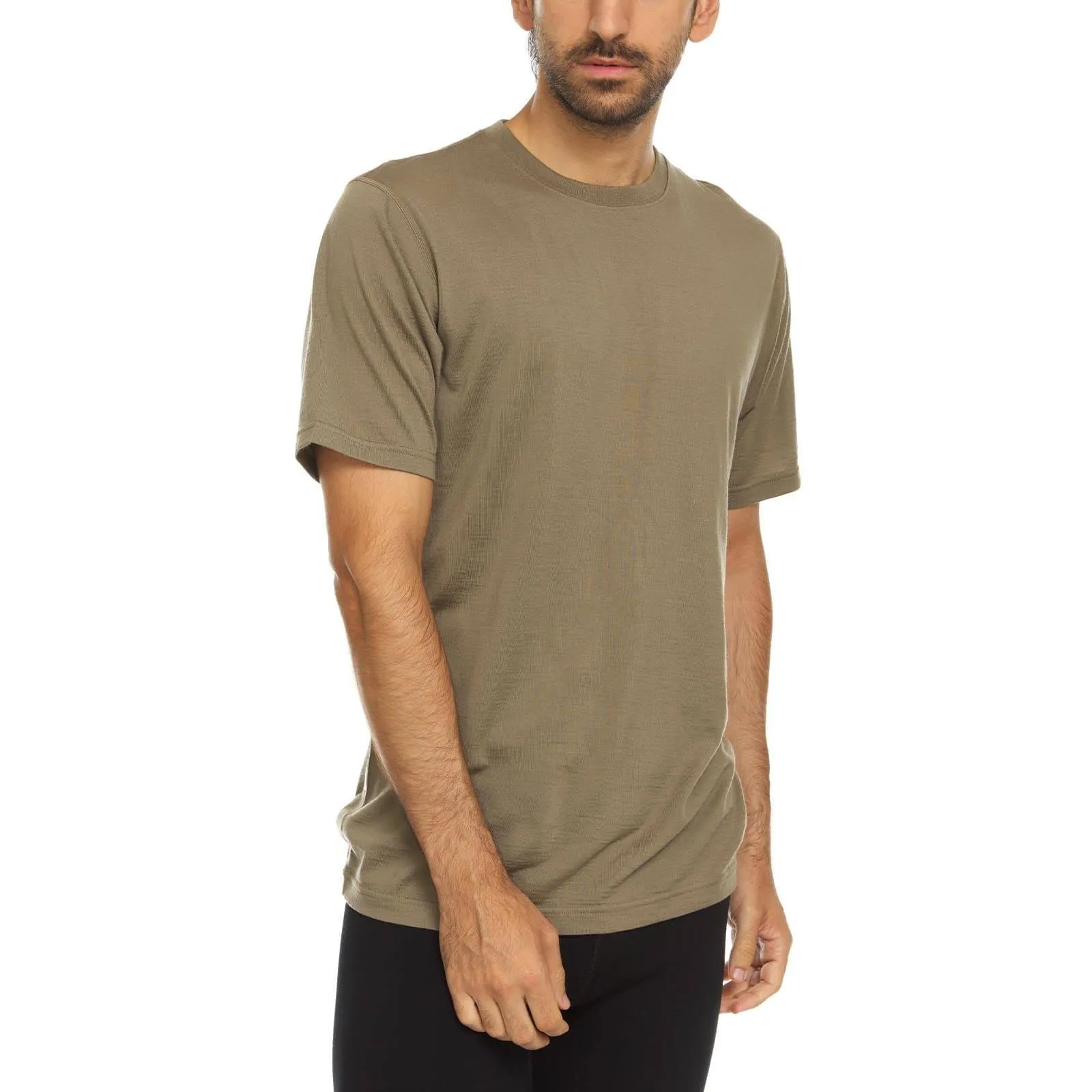 Algonquin Men's T-Shirt Crew 100% Merino Wool - Image 8