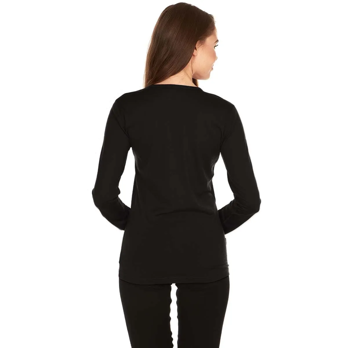 Lightweight - Moriah Women's Crew 100% Merino Wool - Image 2