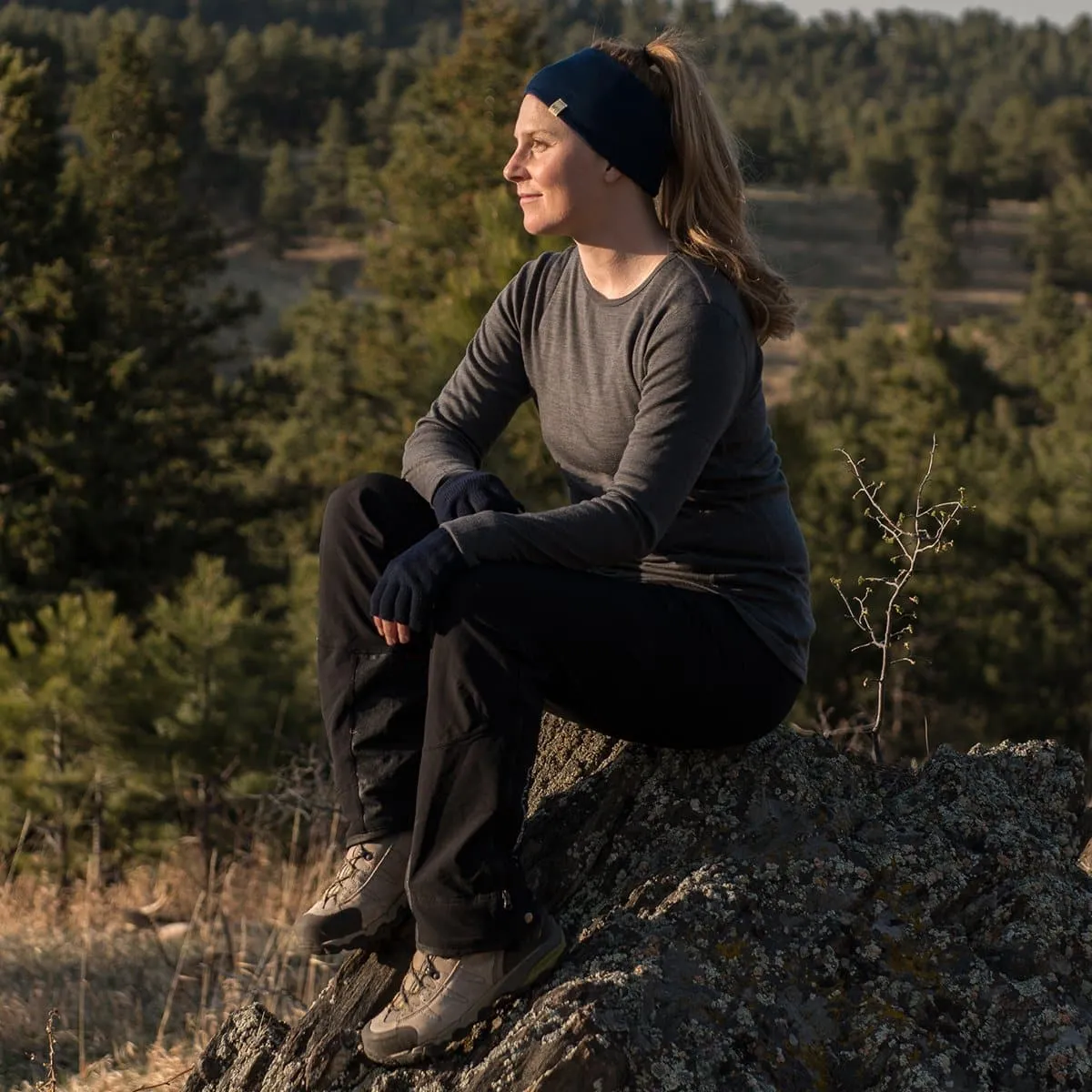 Lightweight - Moriah Women's Crew 100% Merino Wool - Image 4