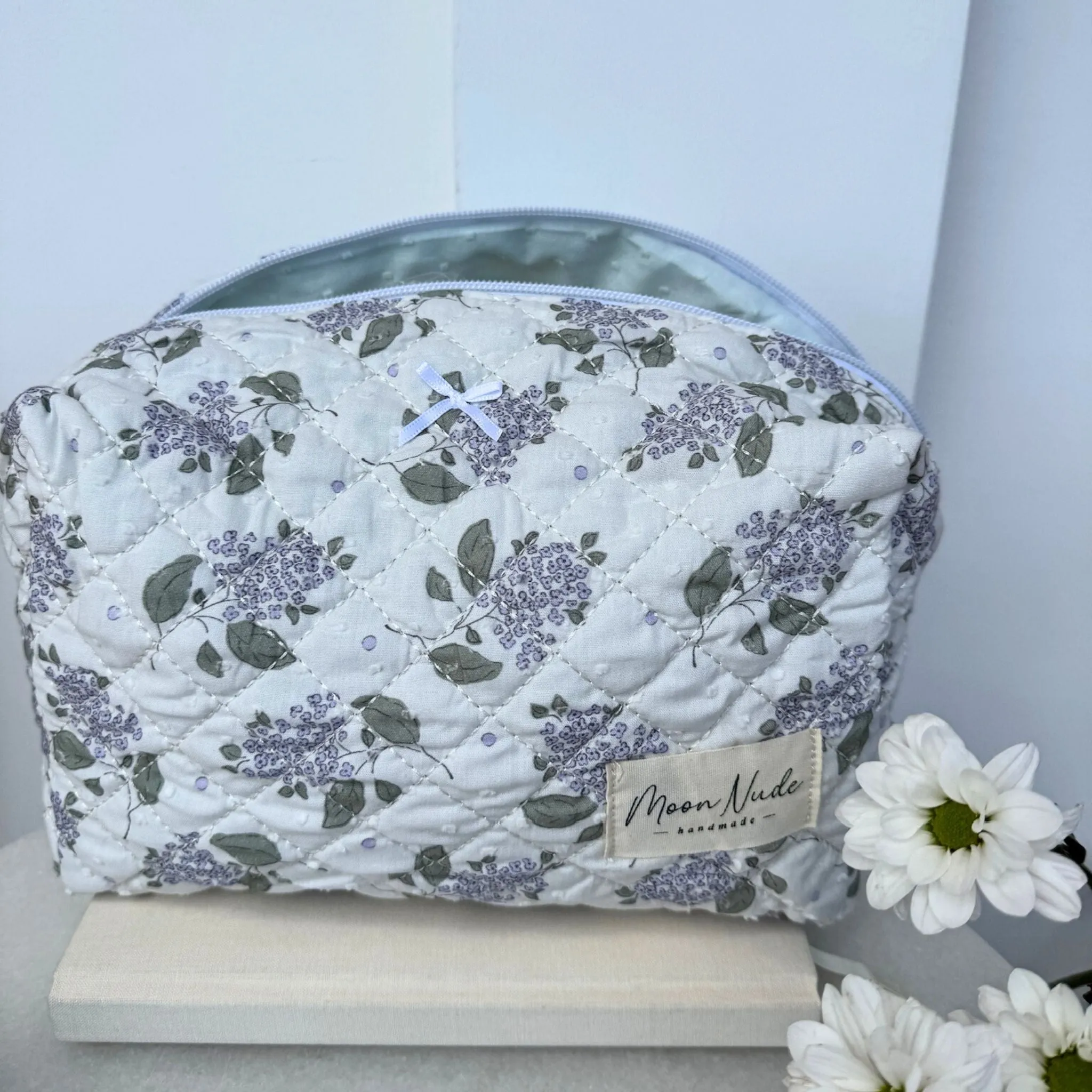 Lilac Large Makeup Bag - Image 3