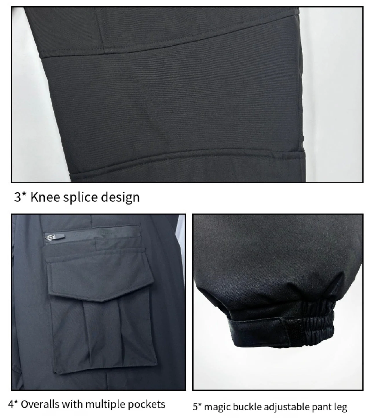 LITEGUEST 18-Zone Heated Pants Multi-Pocket Winter Outdoor Wear - Image 7