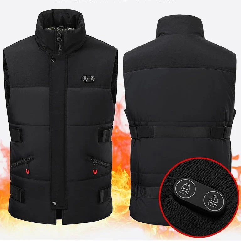 LITEGUEST 8-Zone Dual-Control Adjustable Waist Heated Vest for winter - Image 5