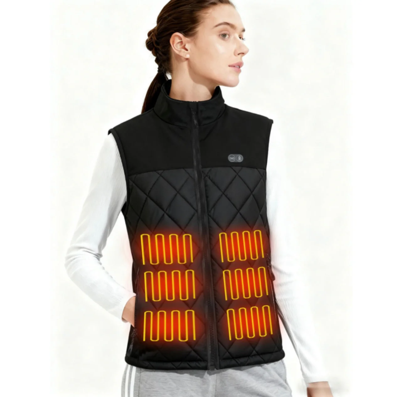 LITEGUEST Dual-Control Heated Vest for Daily Winter Warmth - Image 3