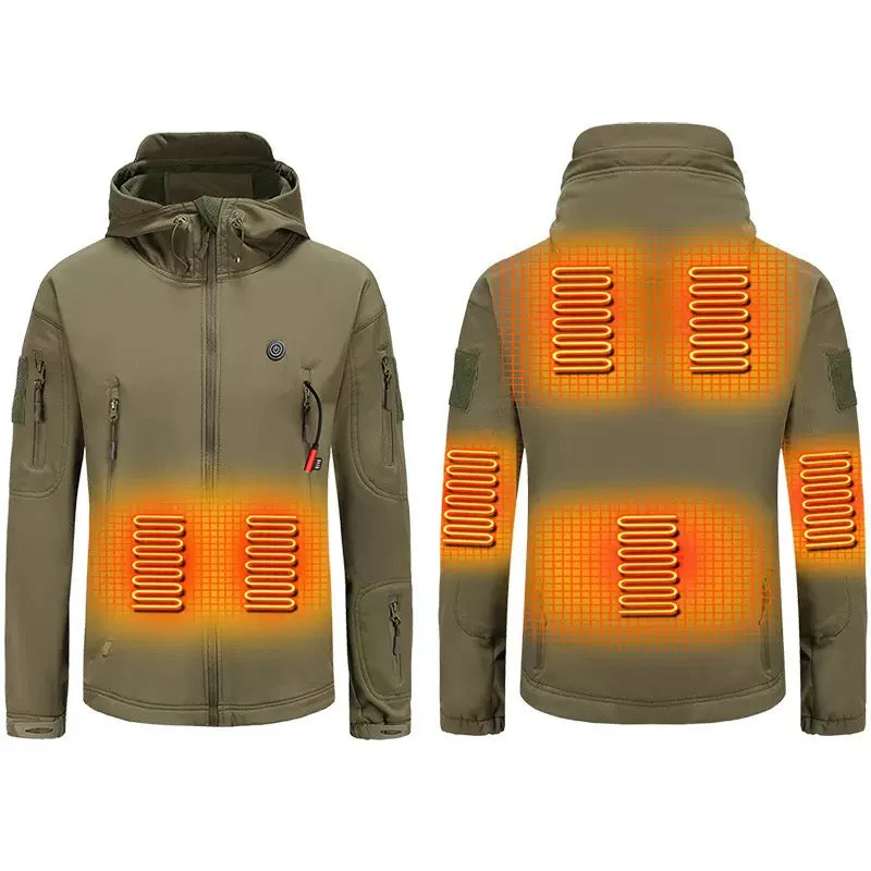 LITEGUEST Heated Camouflage Jacket Waterproof Outdoor for Winter - Image 17