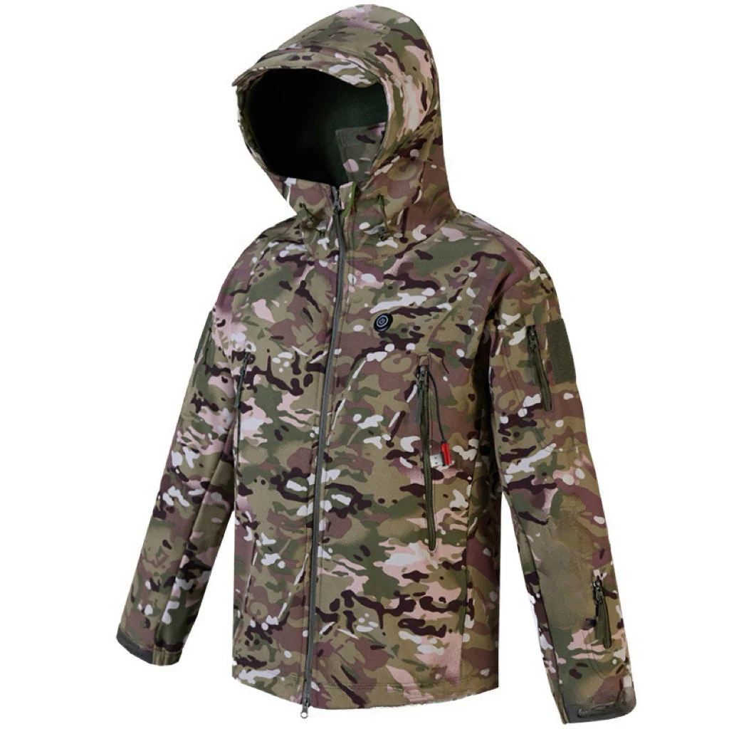 LITEGUEST Heated Camouflage Jacket Waterproof Outdoor for Winter - Image 2