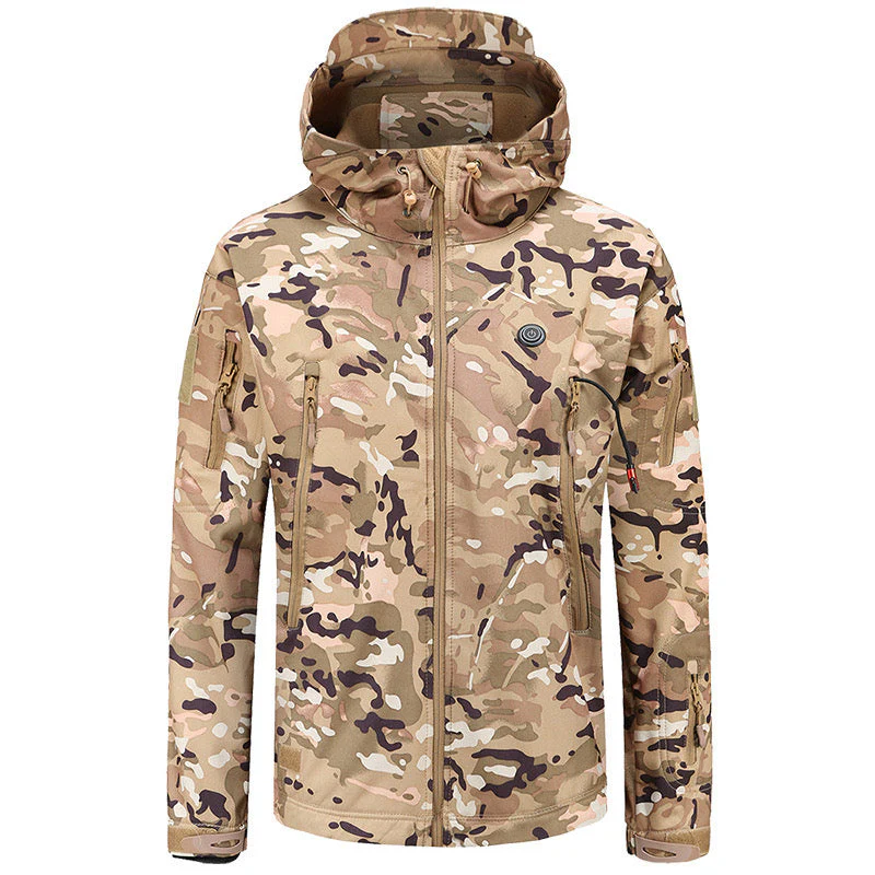 LITEGUEST Heated Camouflage Jacket Waterproof Outdoor for Winter - Image 4