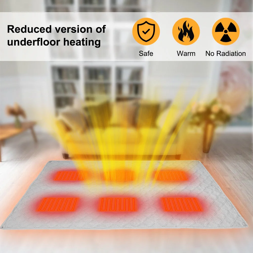 LITEGUEST Heated Camping Blanket Polar Fleece Waterproof USB-Powered - Image 7