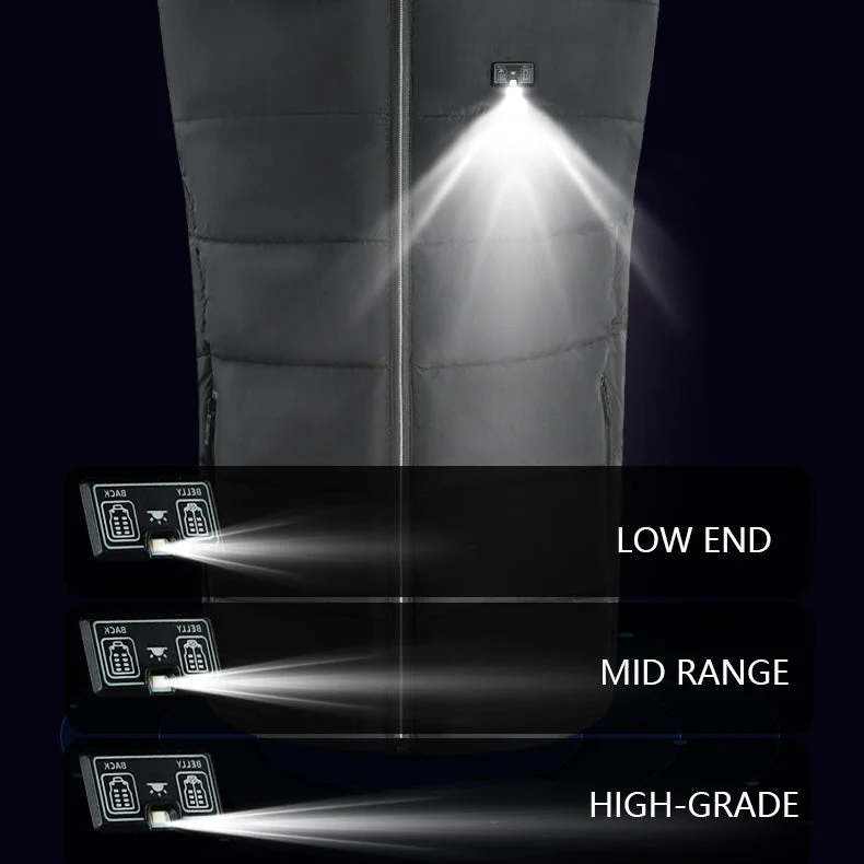 LITEGUEST Heated Vest with LED Light Winter Outdoor Warming Vest - Image 5