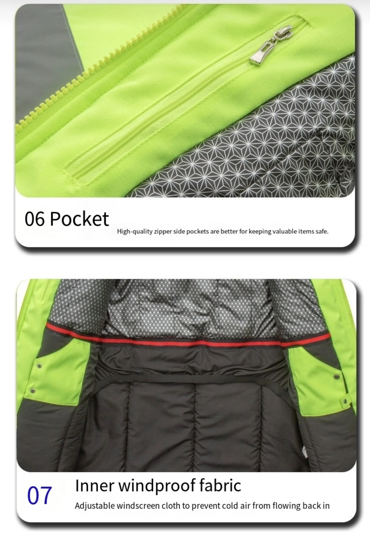 LITEGUEST Smart Heated Reflective Work Jacket for Outdoor Duty - Image 11
