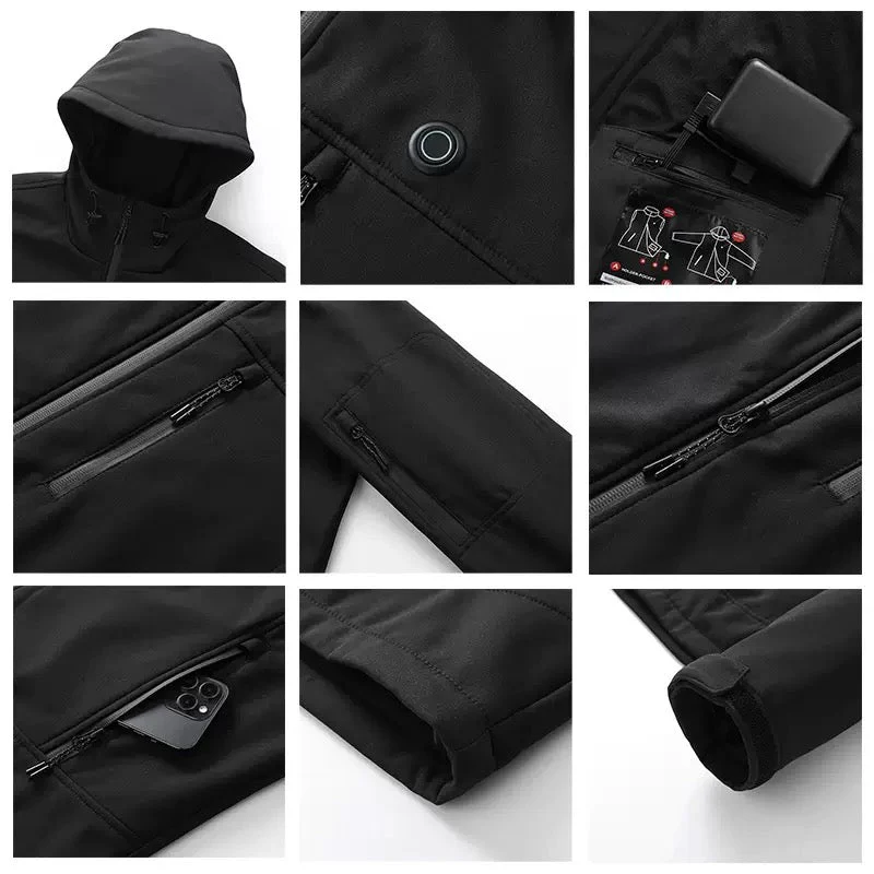 LITEGUEST Softshell 10-Zone Heated Jacket Waterproof for Winter - Image 13