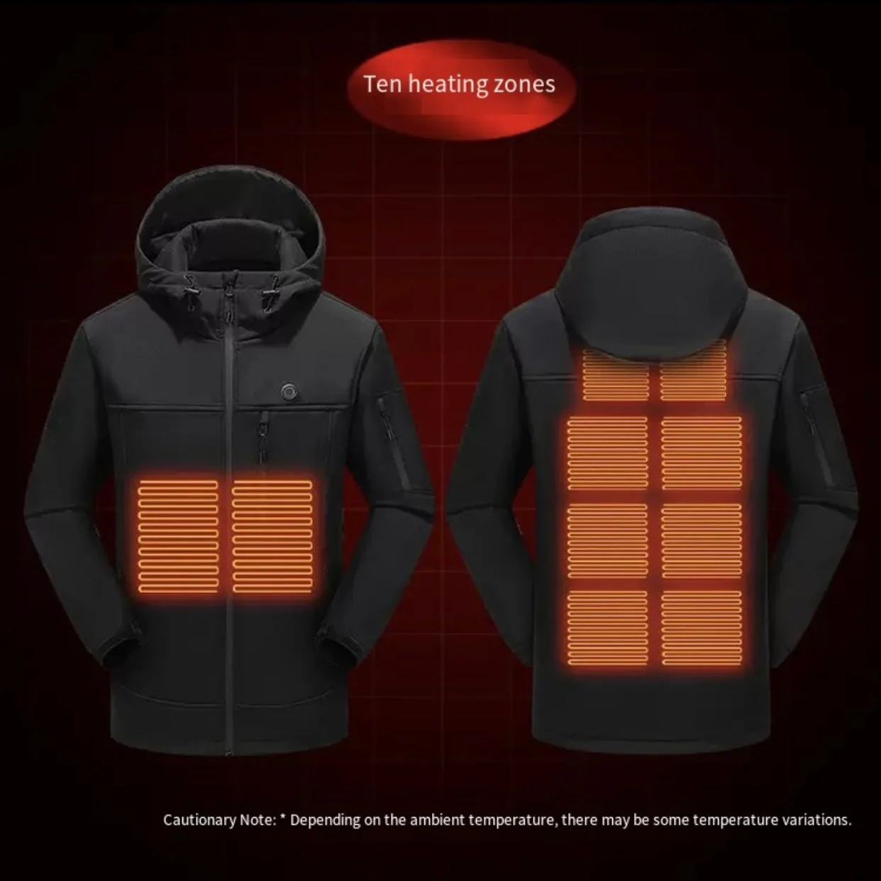 LITEGUEST Softshell 10-Zone Heated Jacket Waterproof for Winter - Image 16