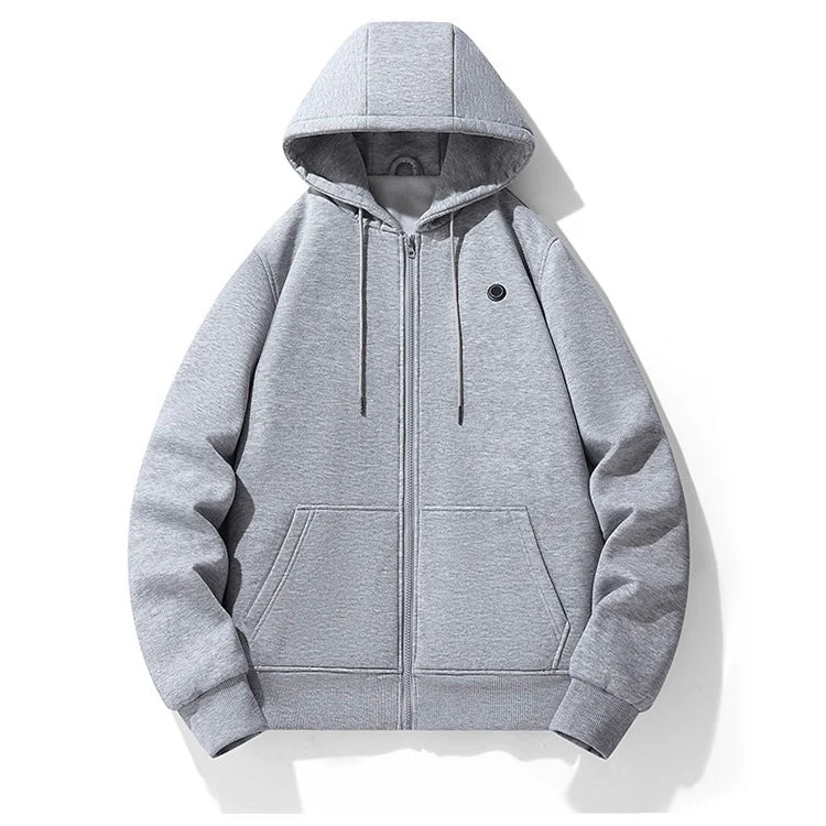 LITEGUEST USB Heated Hoodie 5-Zone Heated Zip-up Hooded Sweatshirt - Image 5