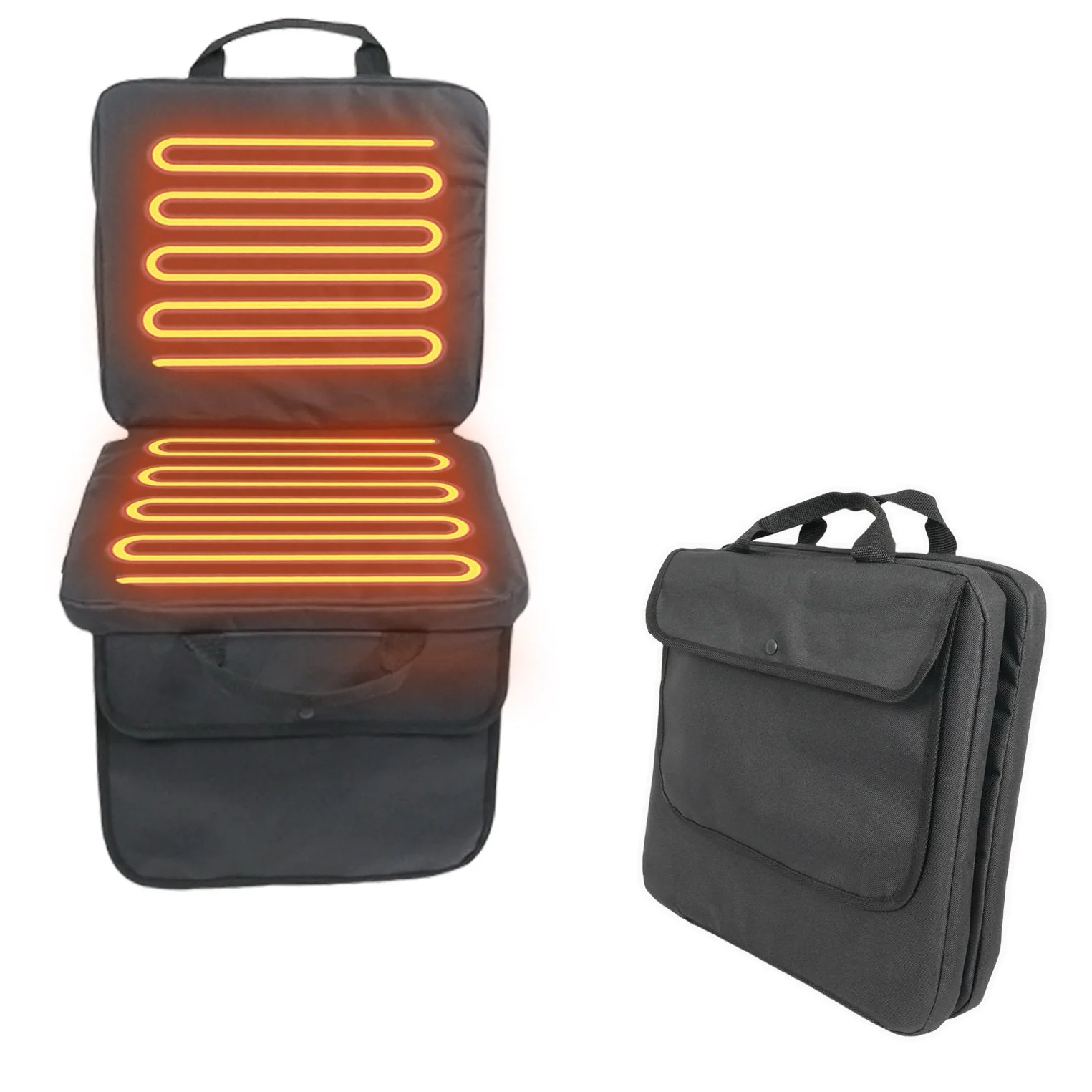 LITEGUEST USB Heated Stadium Seat Cushion with Backrest - Image 2